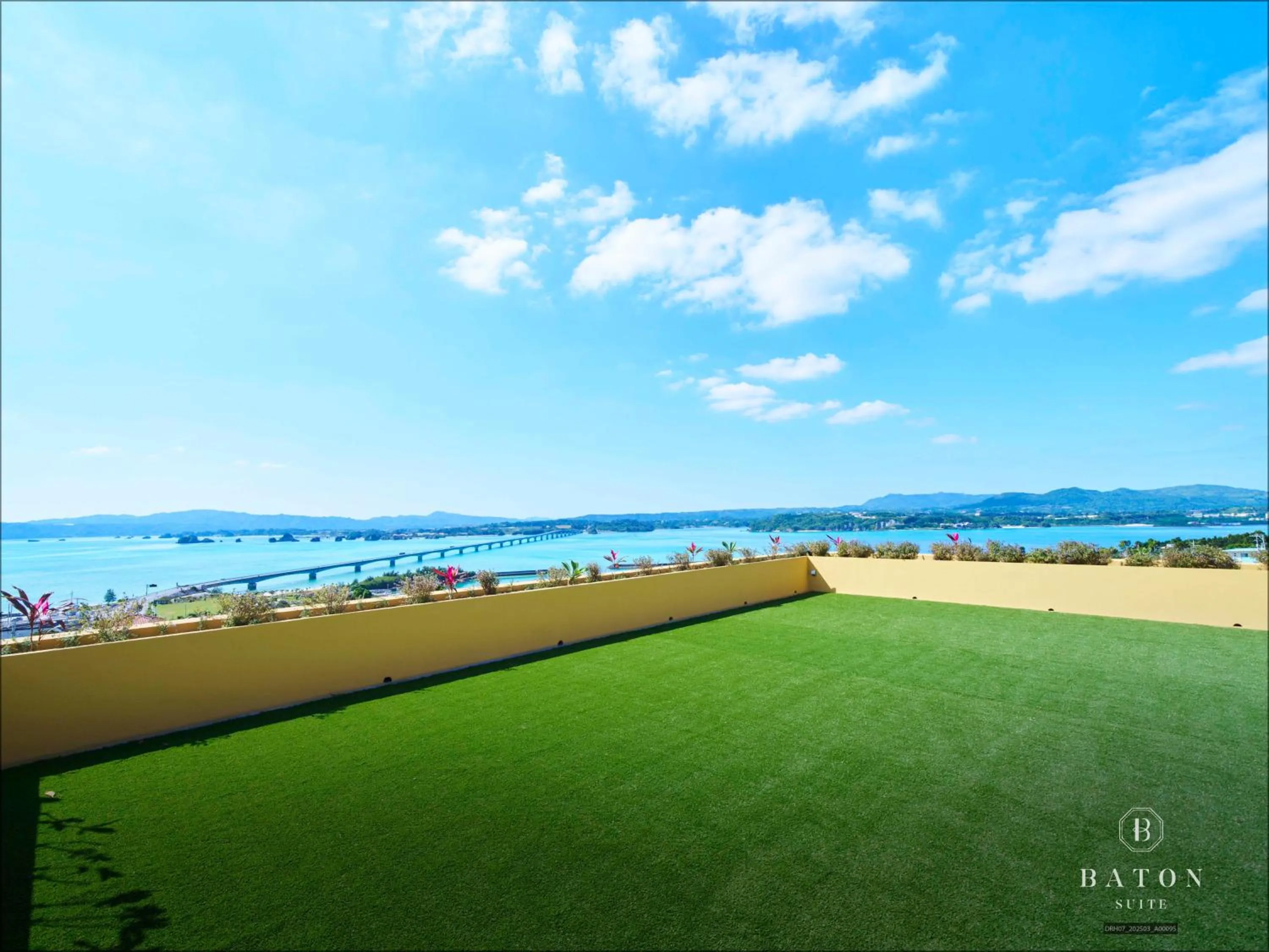 Balcony/Terrace in BATON SUITE Okinawa-kourijima