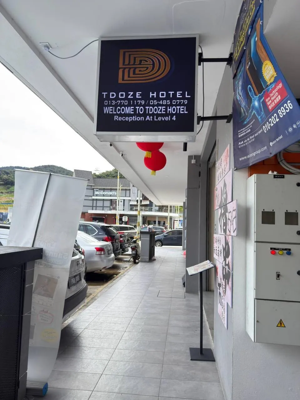 Location in TDOZE Hotel