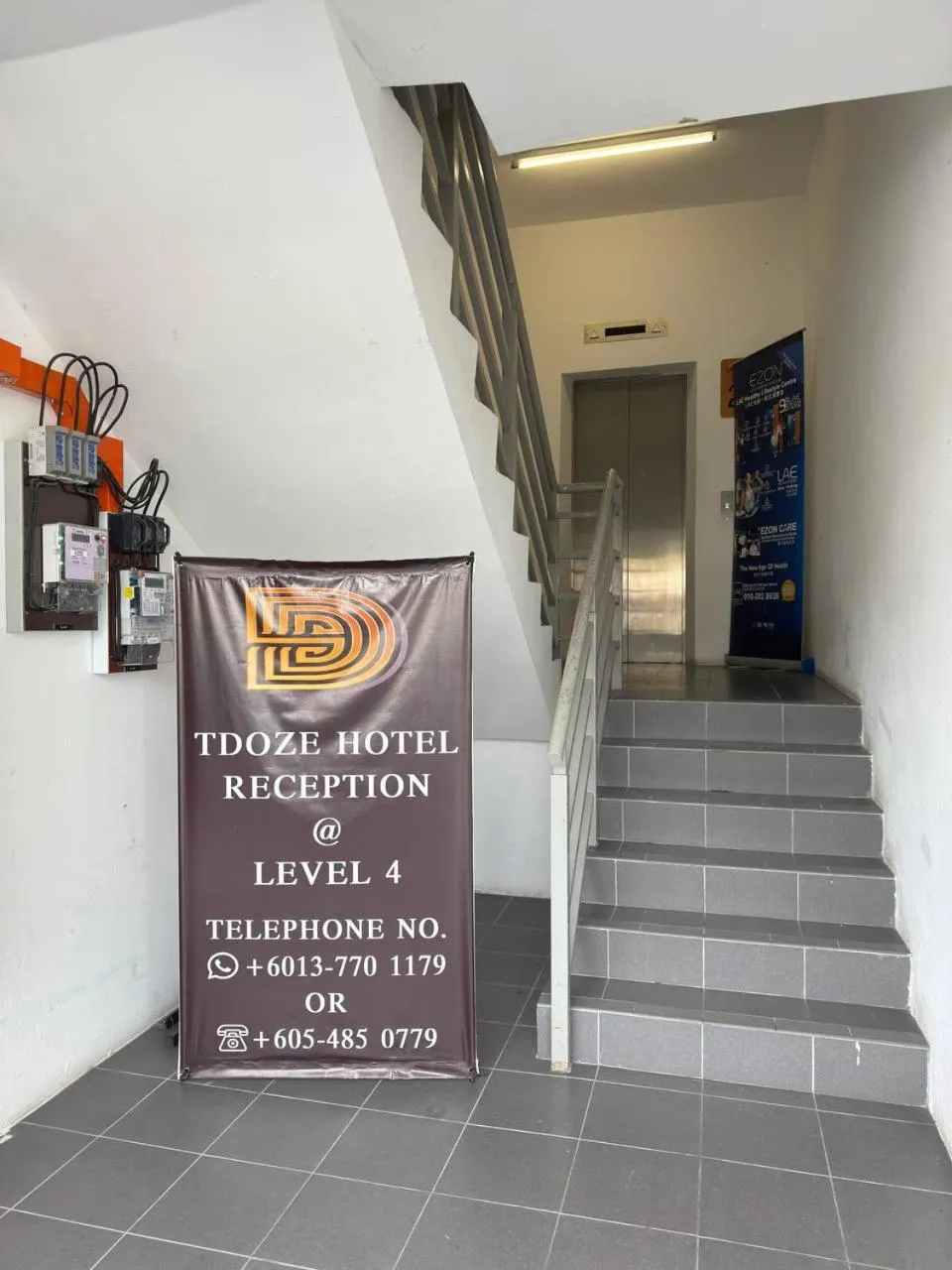 Location in TDOZE Hotel