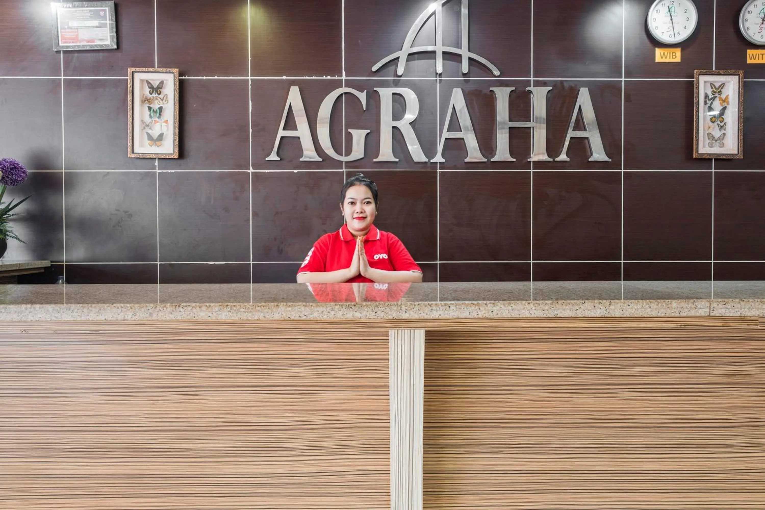 Lobby or reception in Hotel O Marina Andalas