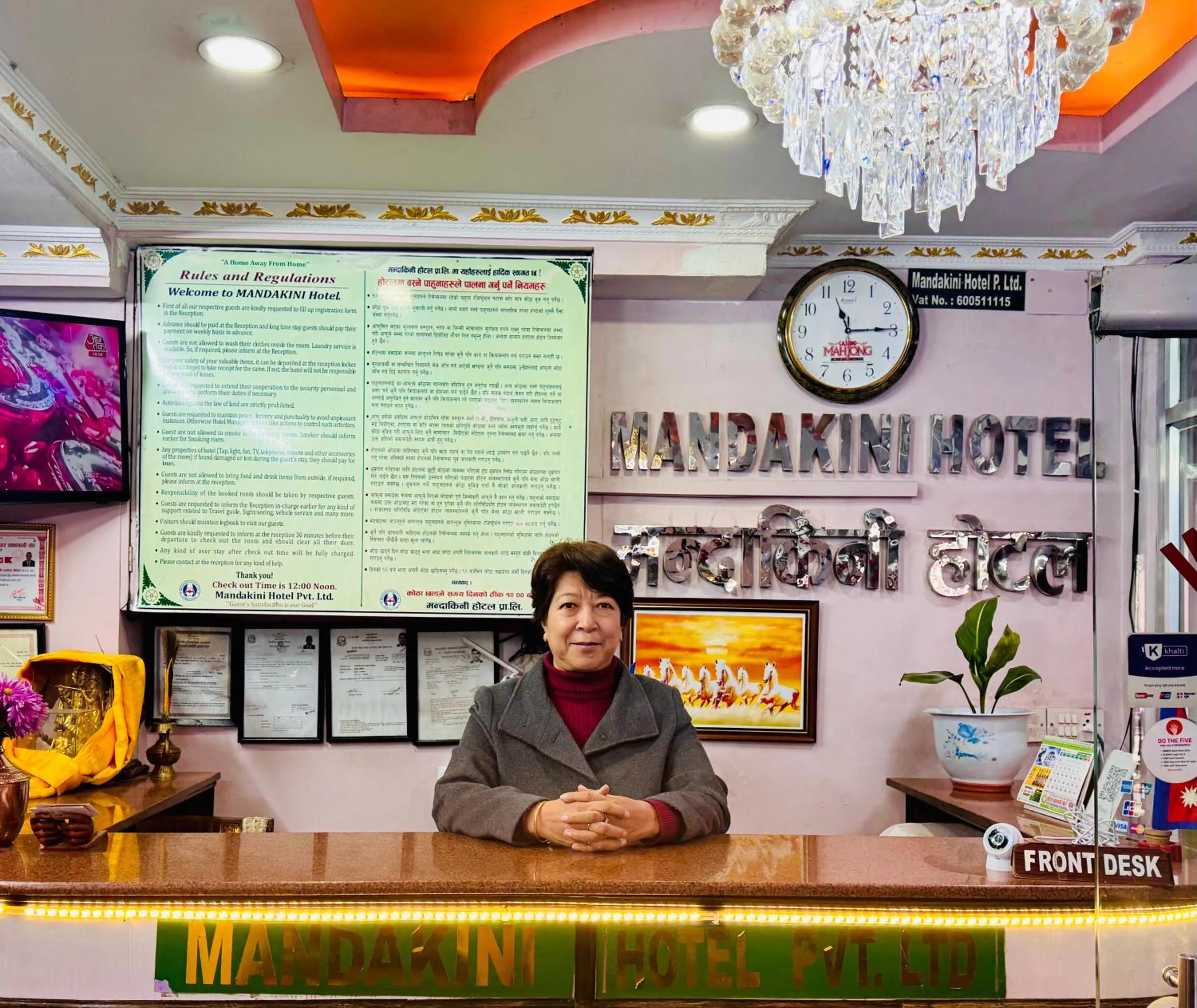 People in Om Mandakini Hotel