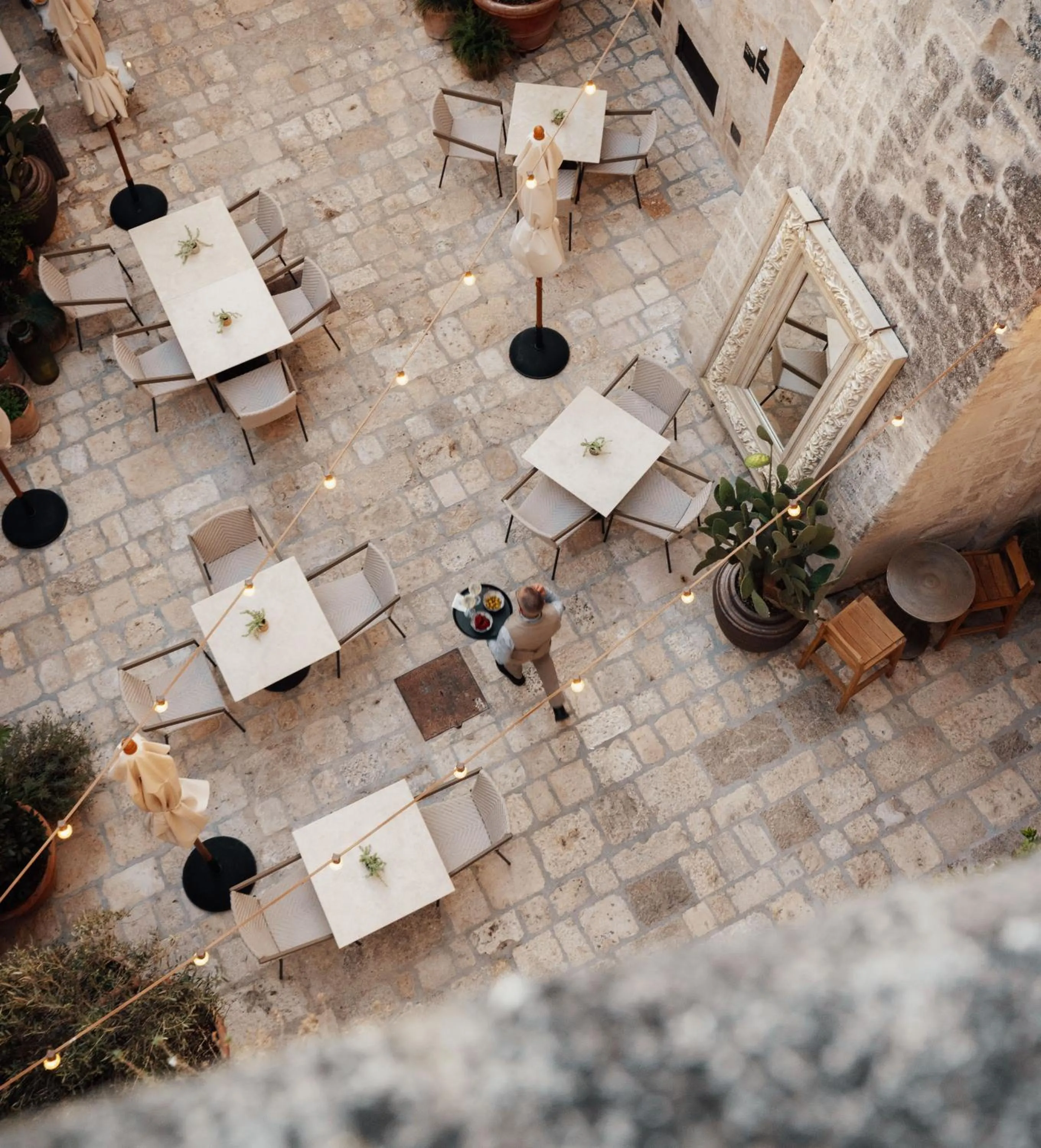 Inner courtyard view in Vetera Matera