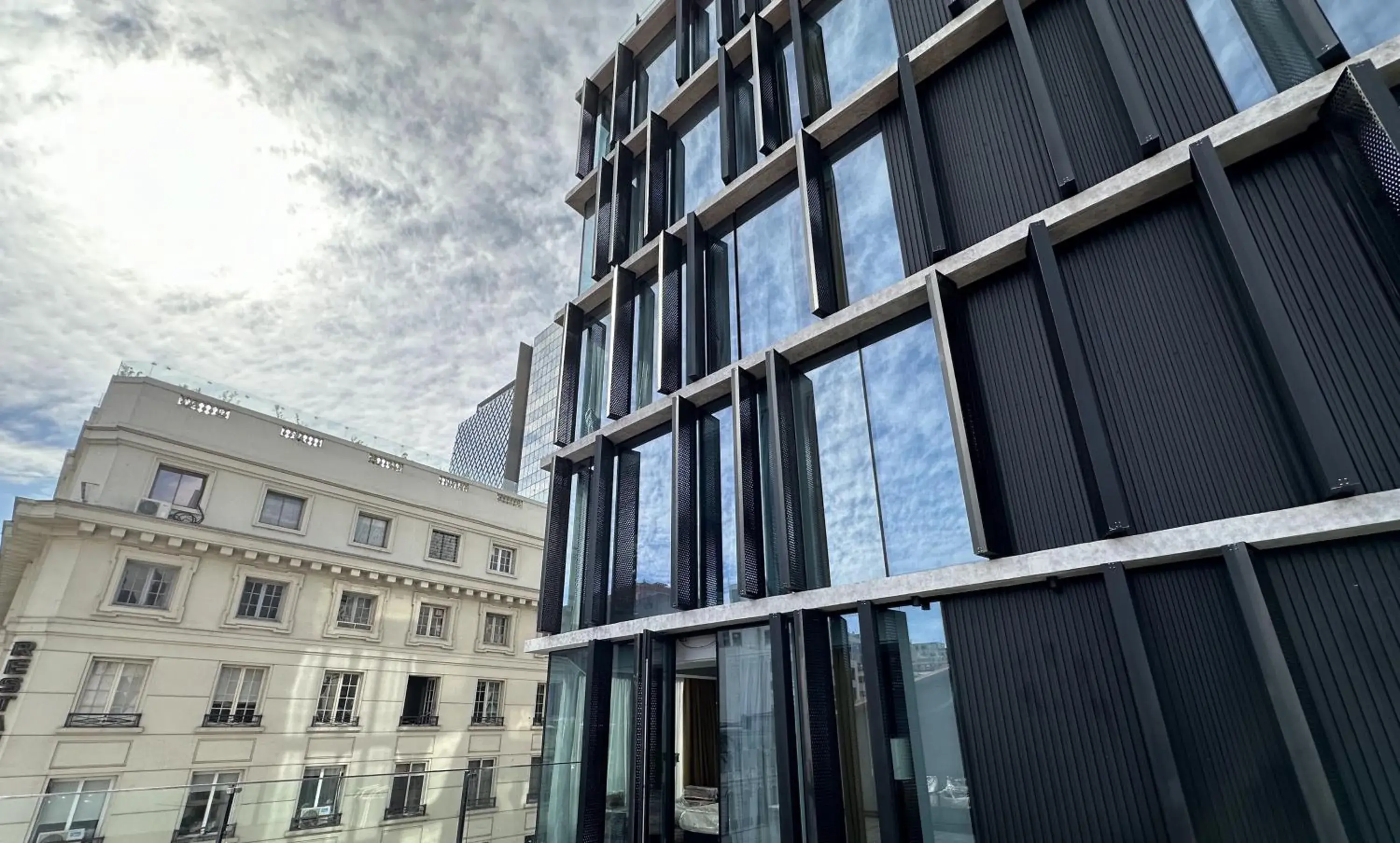 Property building in Debaines Hotel Santiago Property building in Debaines Hotel Santiago