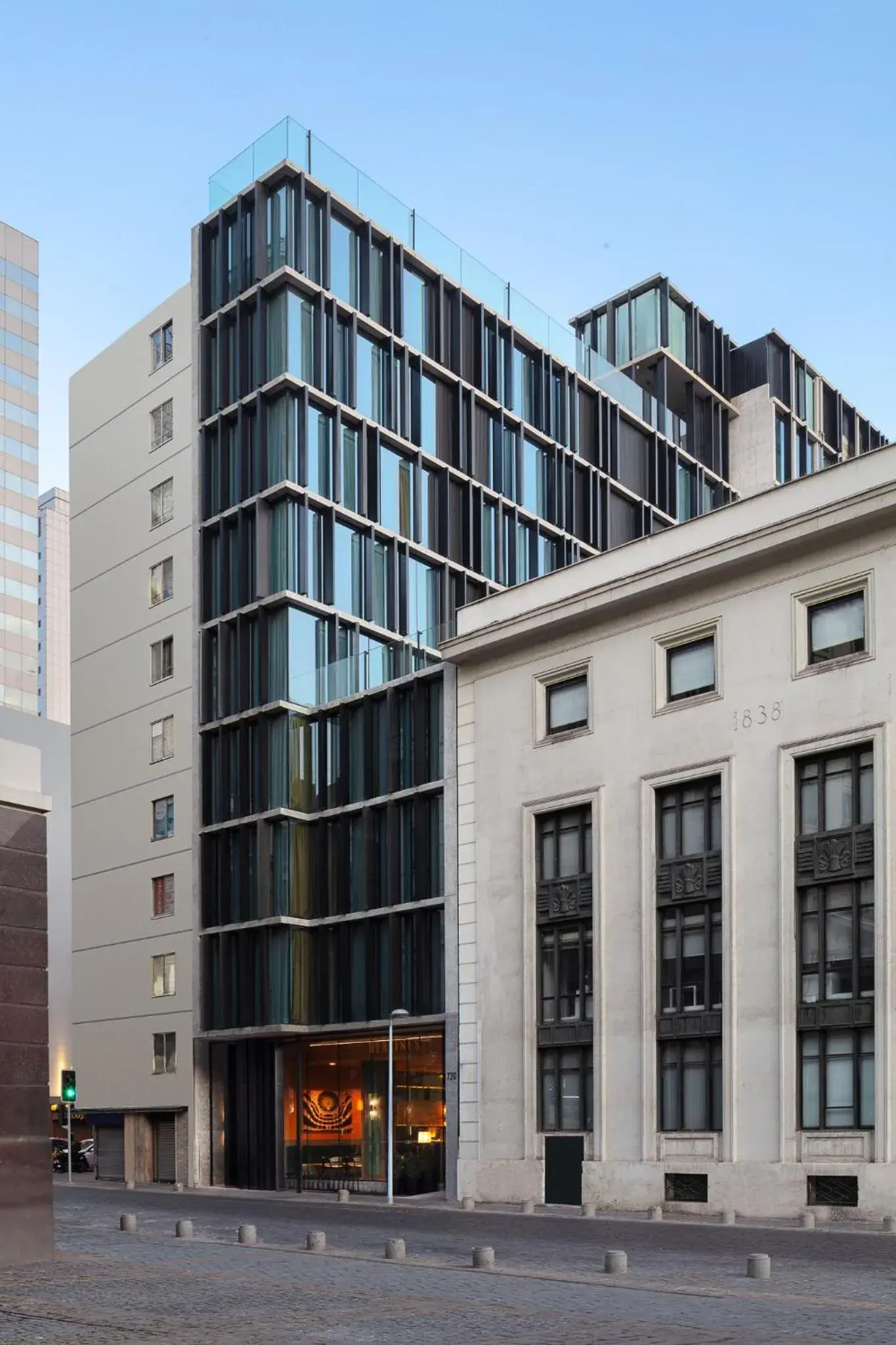 Property building in Debaines Hotel Santiago Property building in Debaines Hotel Santiago