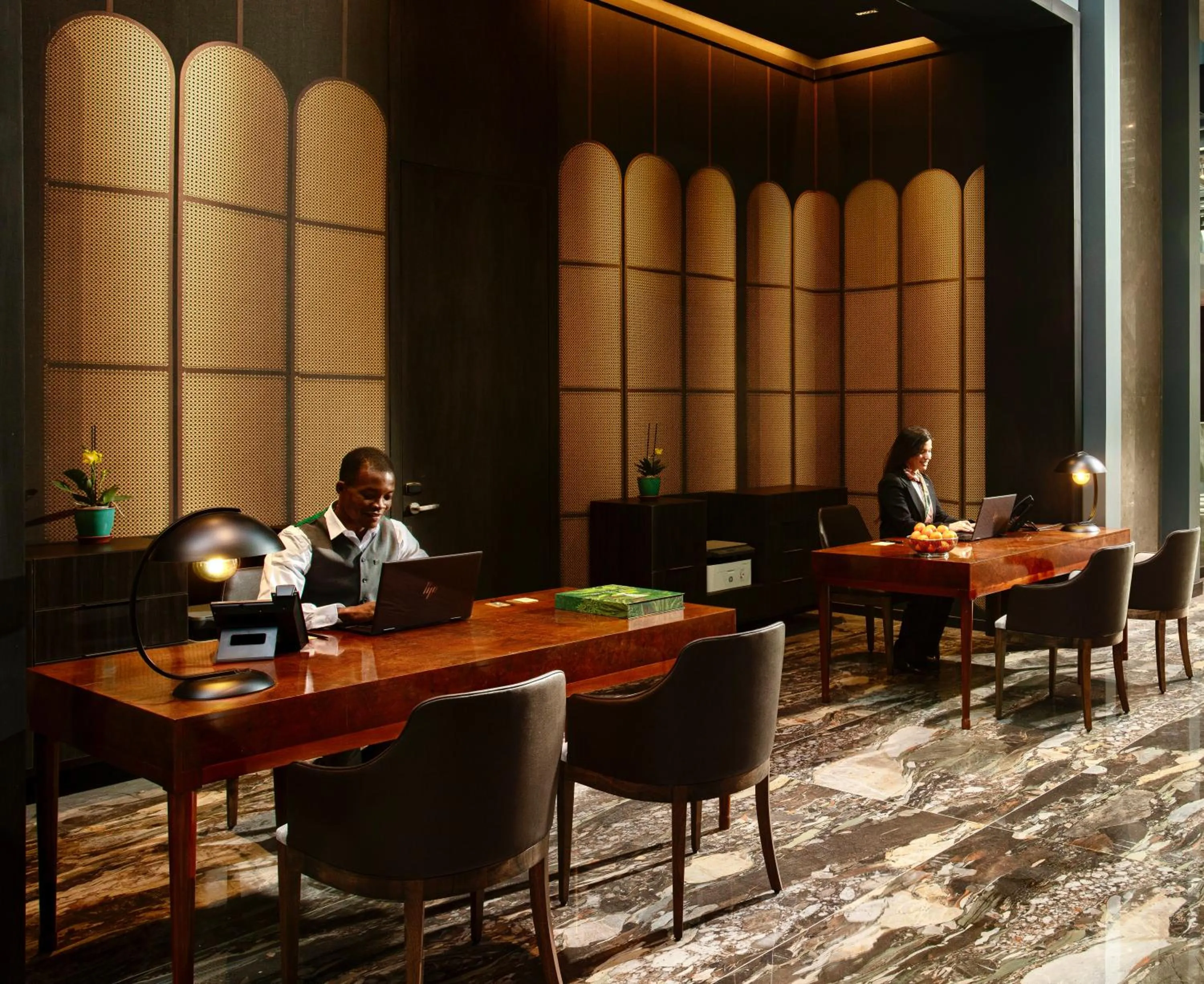 Property building in Debaines Hotel Santiago