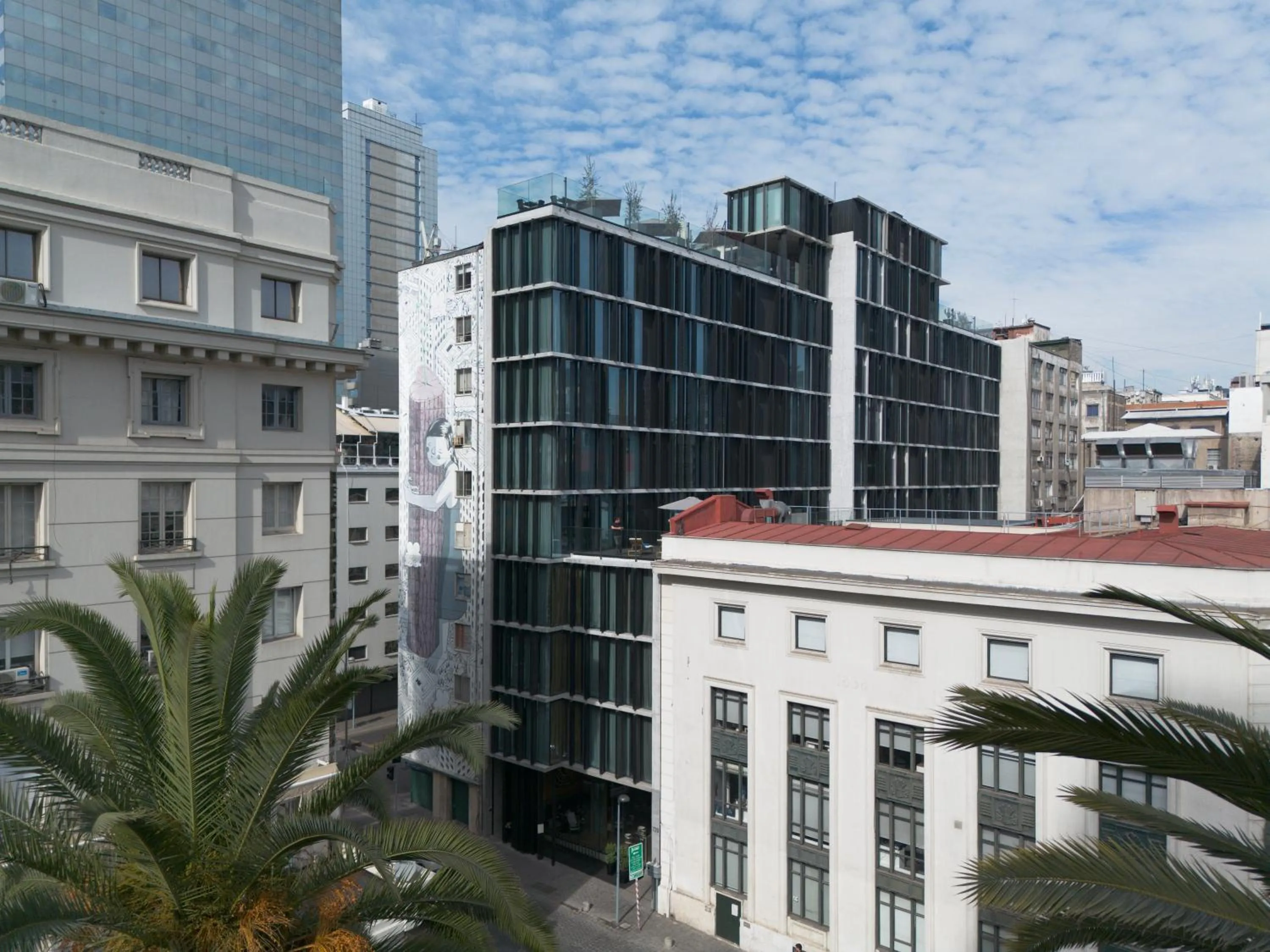 Property building in Debaines Hotel Santiago