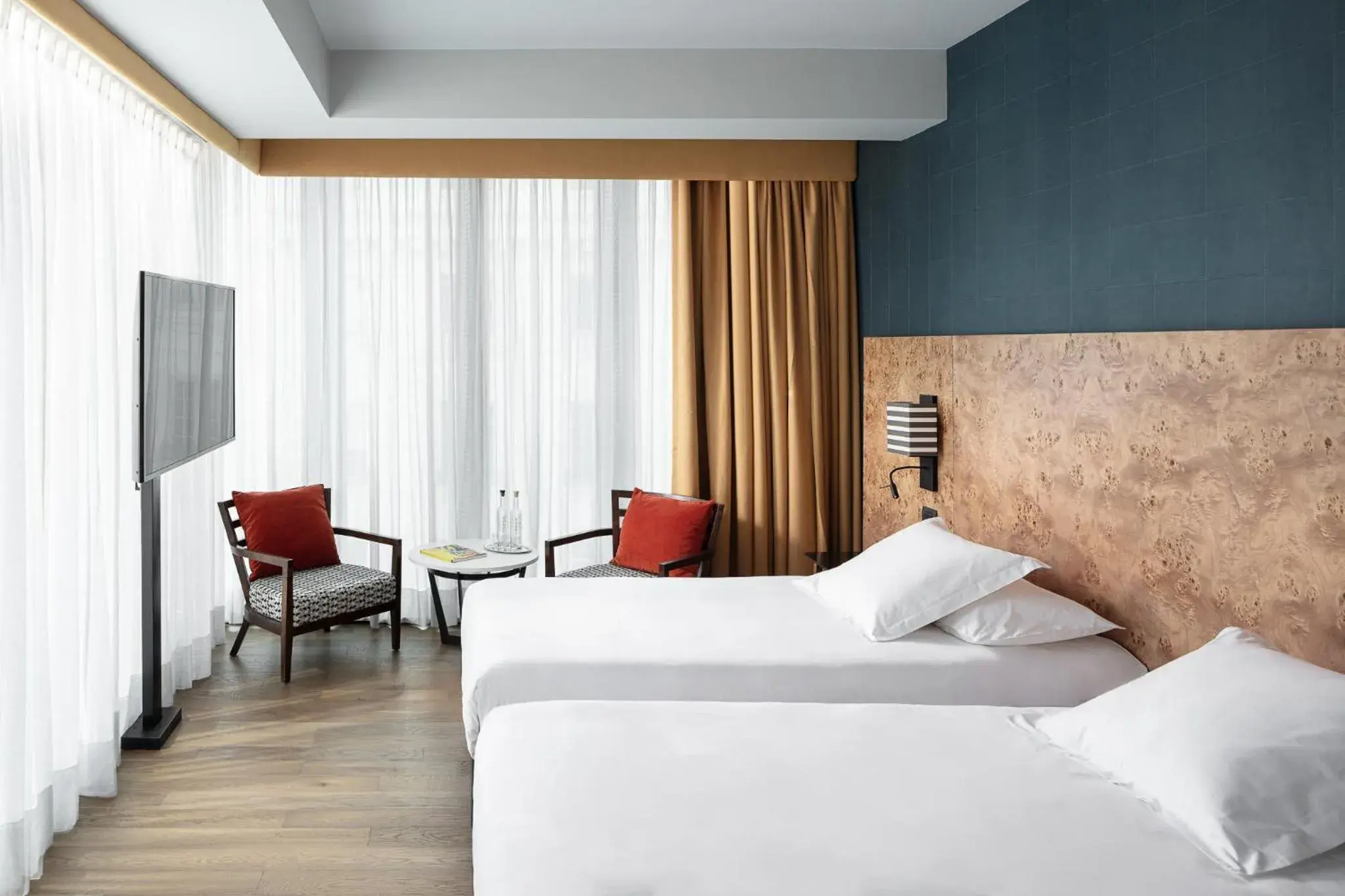 Bed in Debaines Hotel Santiago Bed in Debaines Hotel Santiago