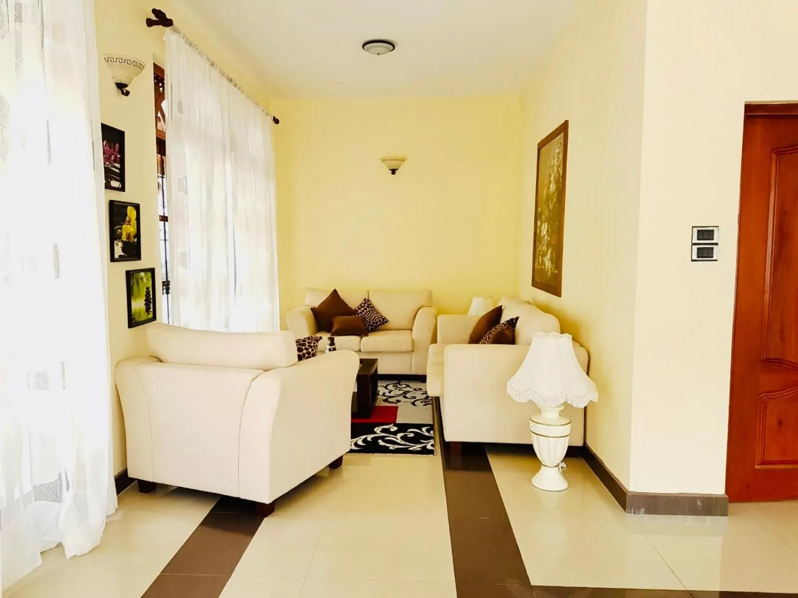 Living room in Ama Villa Negombo