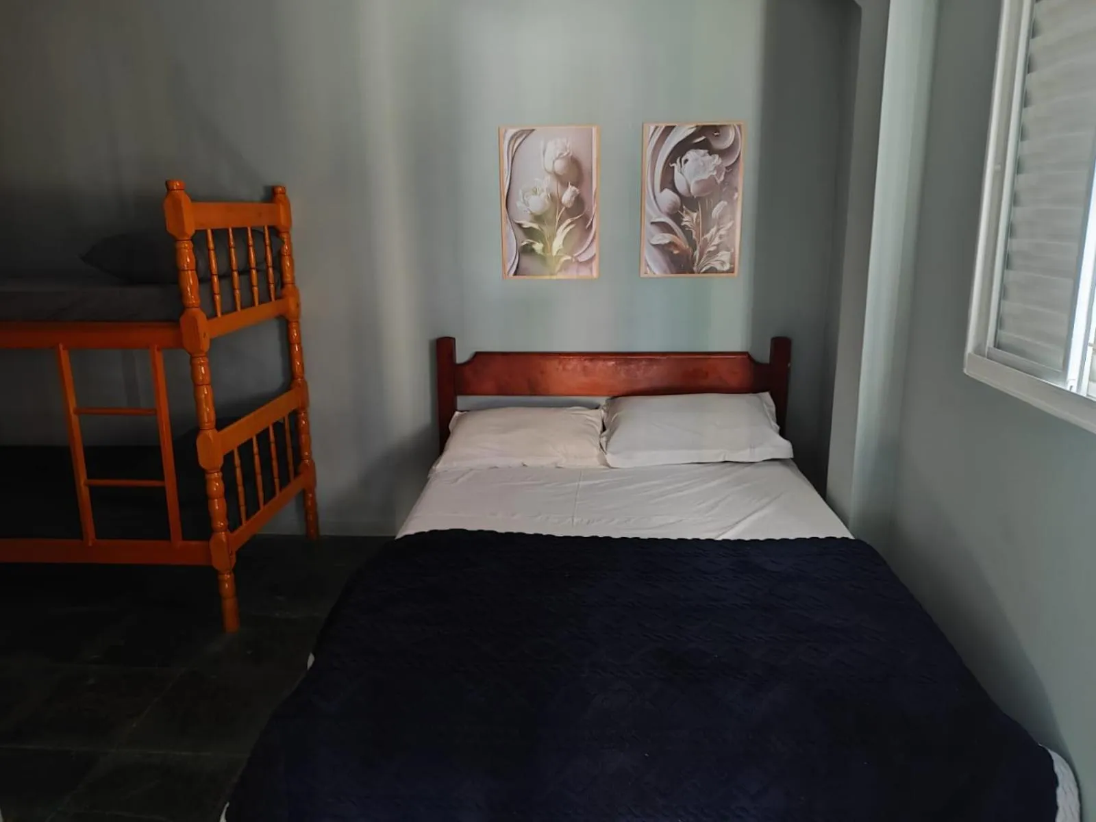 Bed in Pousada Marcatto