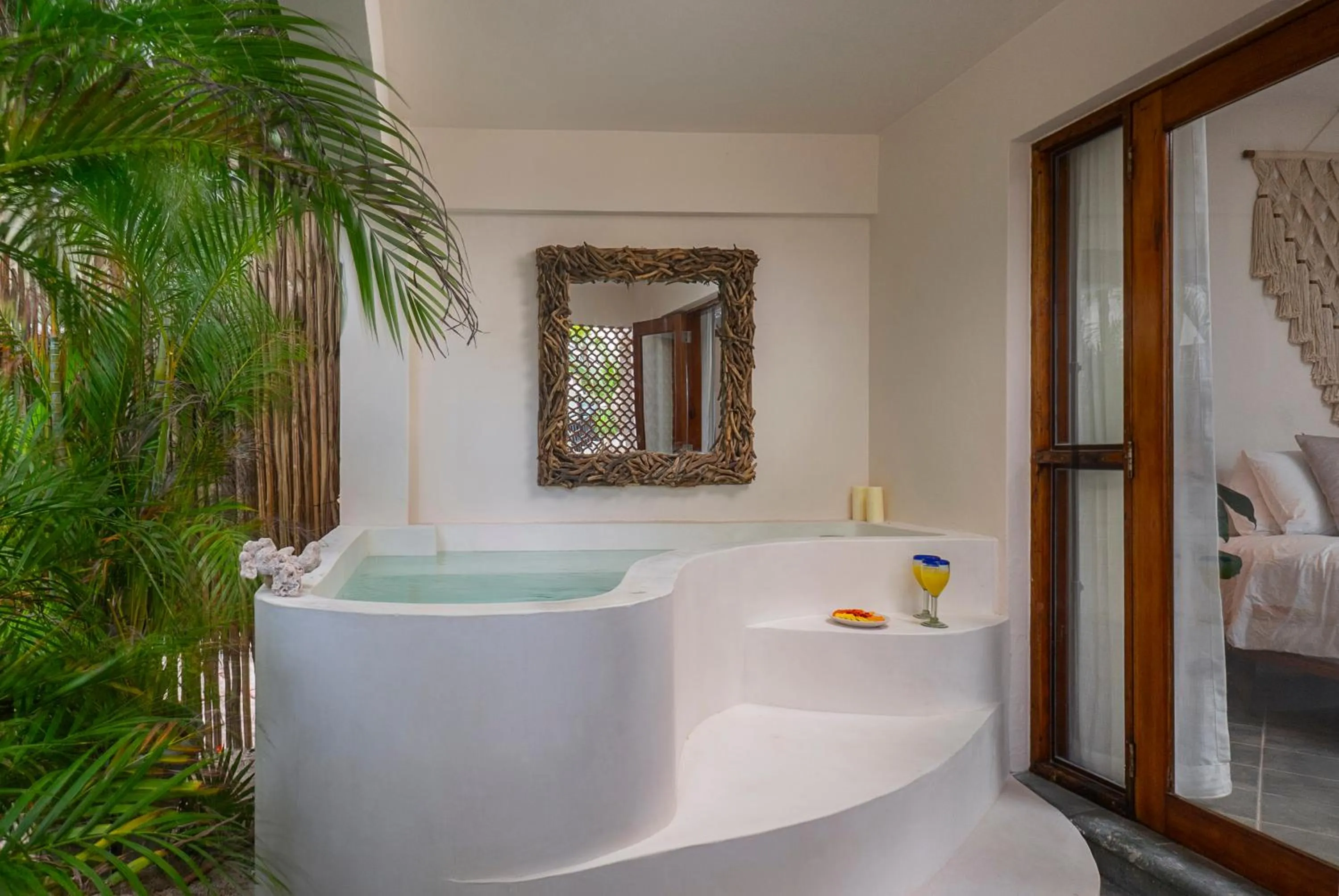 Natural landscape in Mantaray Tulum