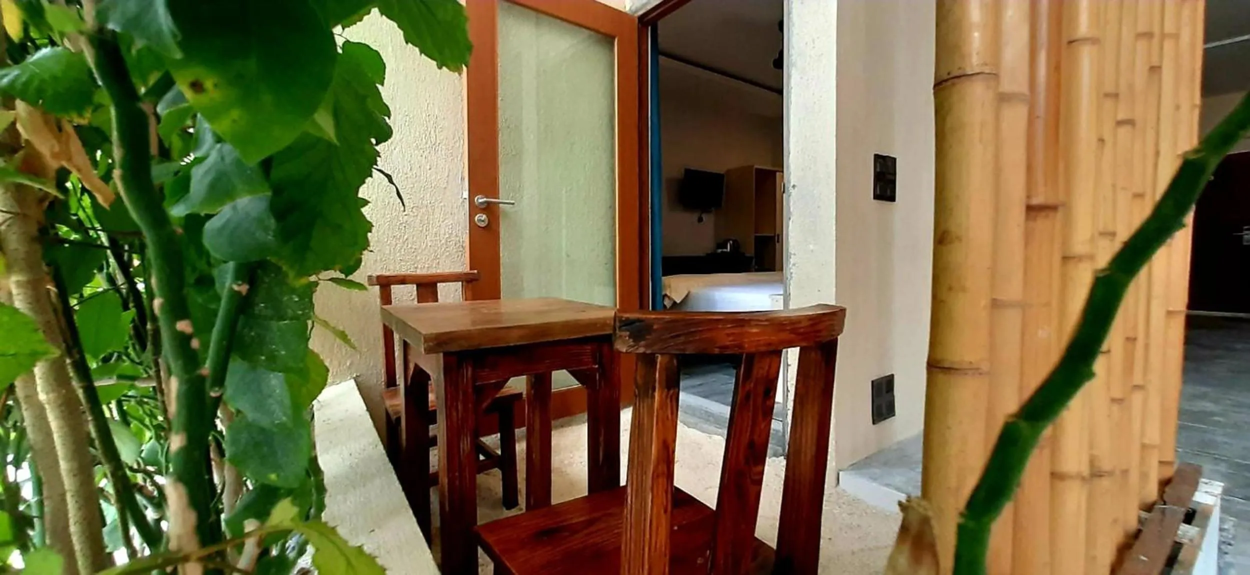 Balcony/Terrace in Dhiffushi Tourist Hotel