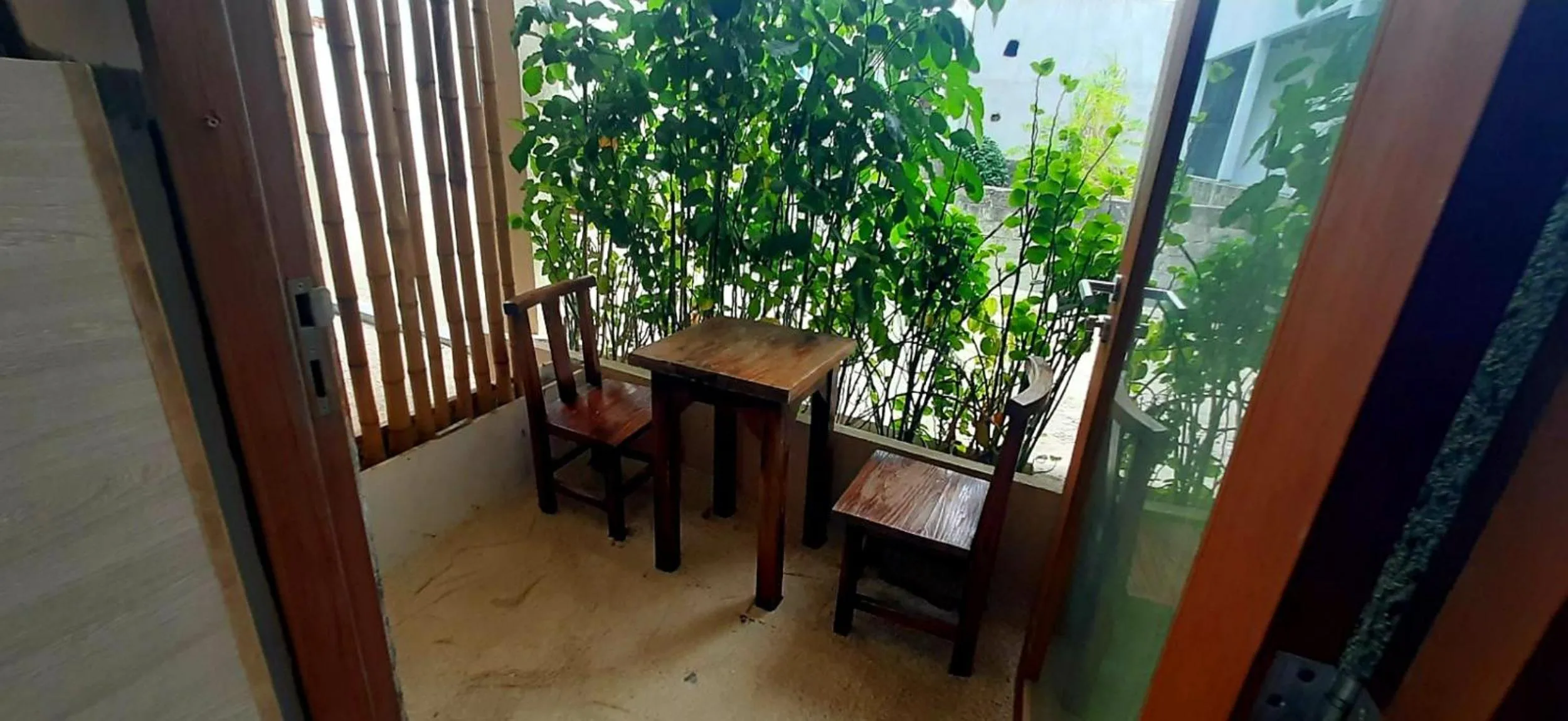 Balcony/Terrace in Dhiffushi Tourist Hotel