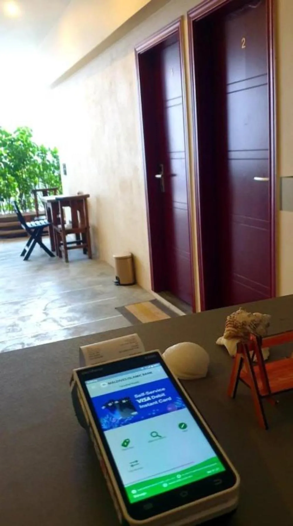 Lobby or reception in Dhiffushi Tourist Hotel