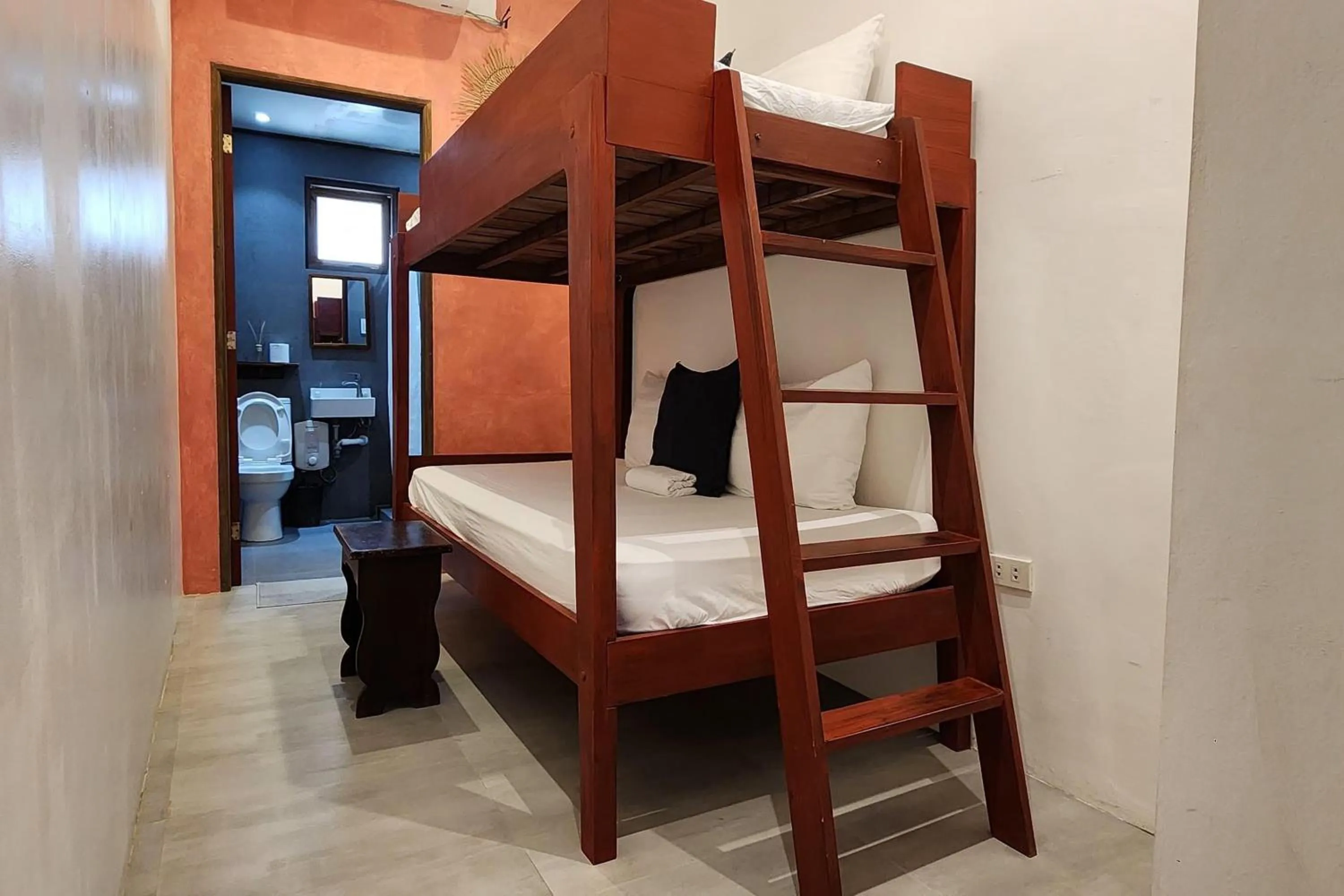 Bed in Sirom Beach House