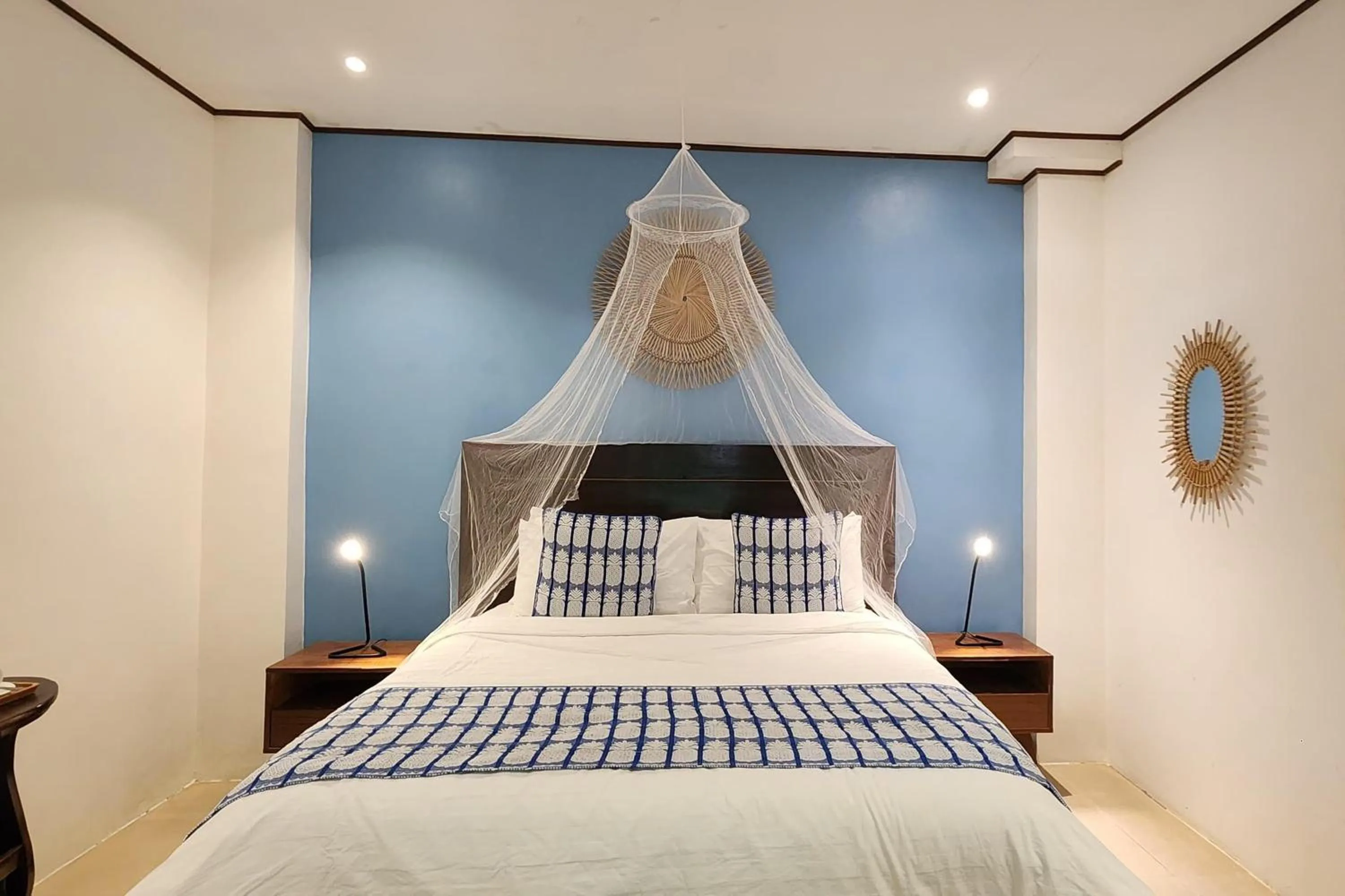 Bed in Sirom Beach House