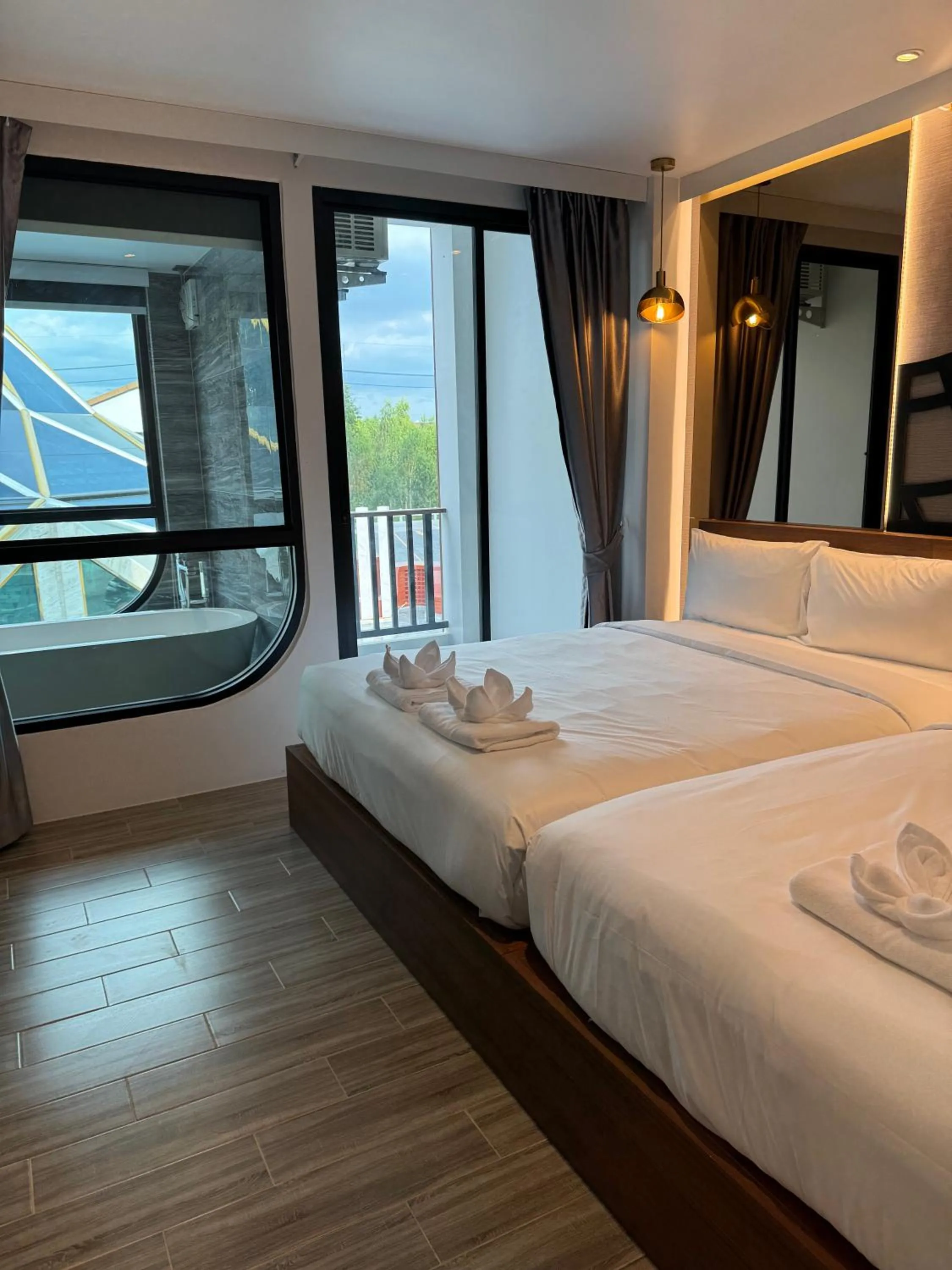 Bed in S3 Ayutthaya Hotel