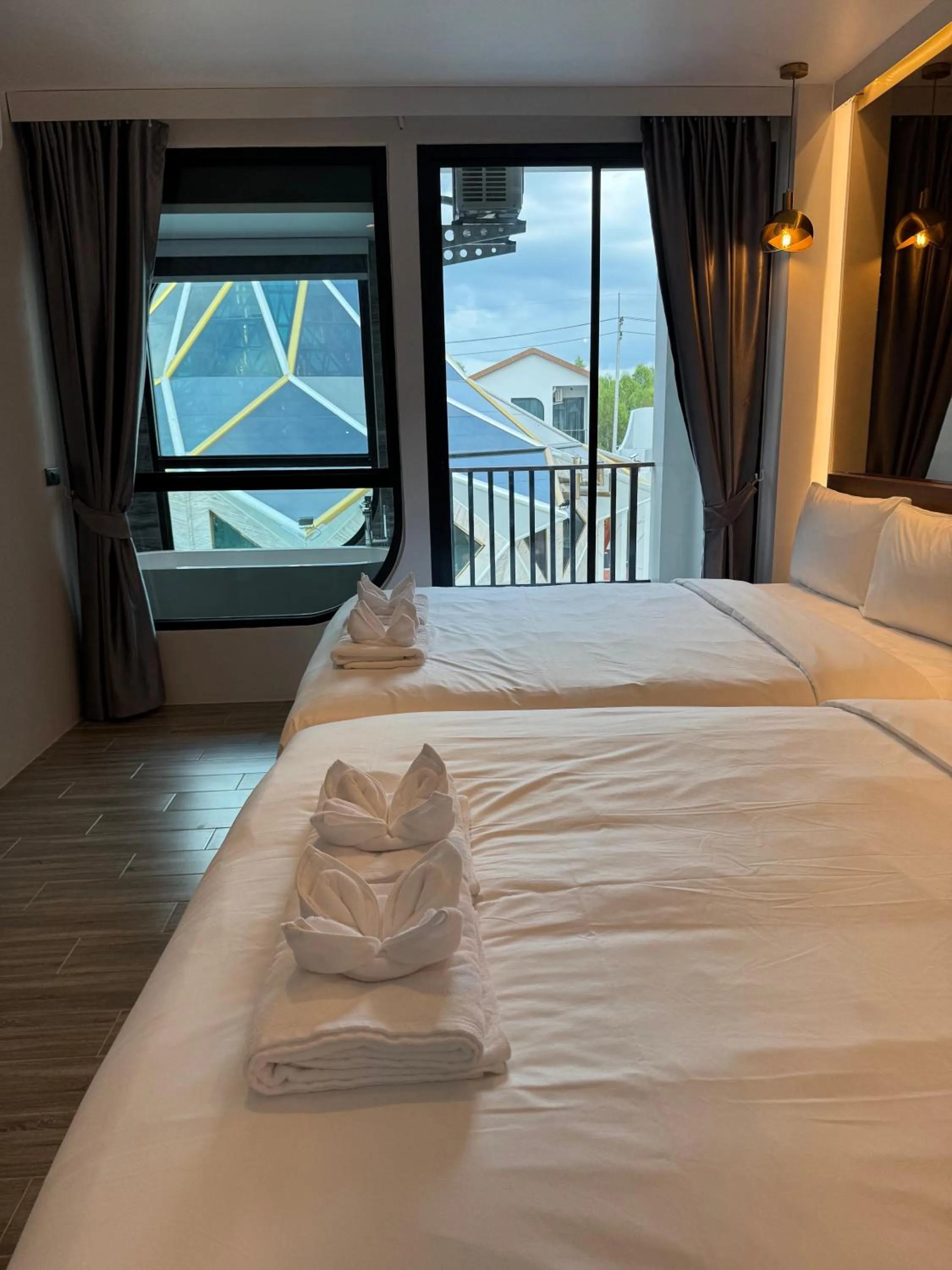 Bed in S3 Ayutthaya Hotel