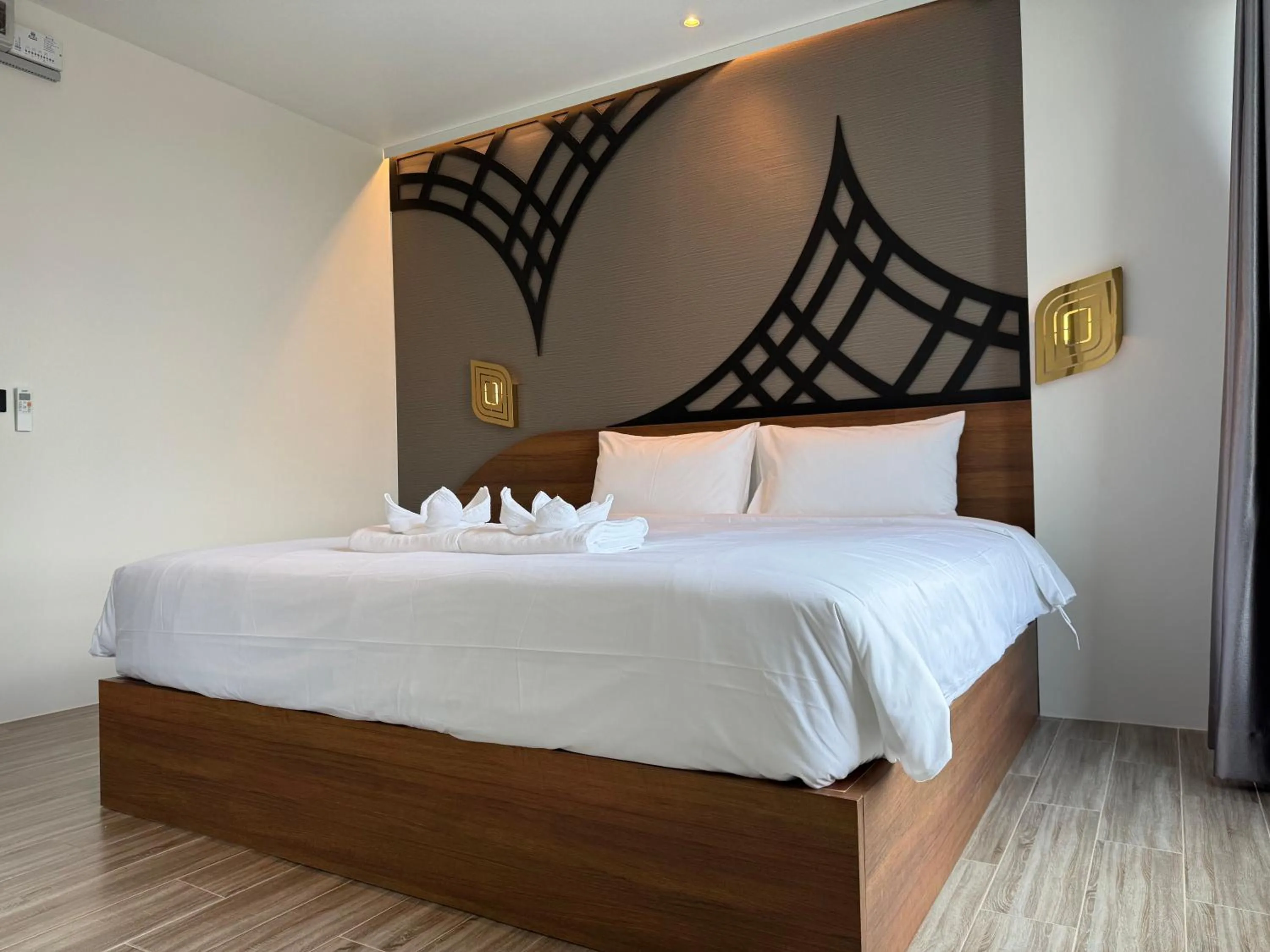 Bed in S3 Ayutthaya Hotel