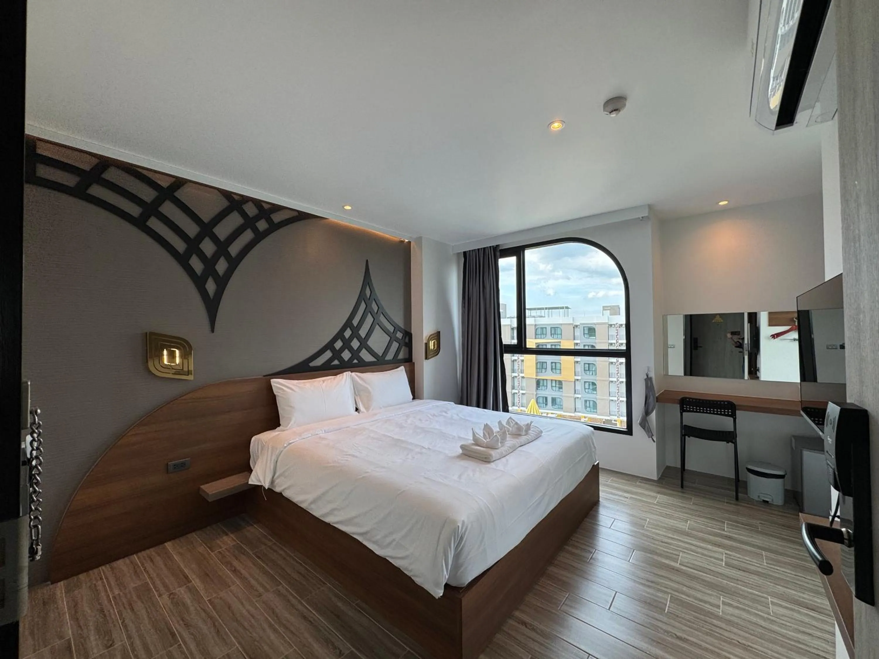 Bed in S3 Ayutthaya Hotel