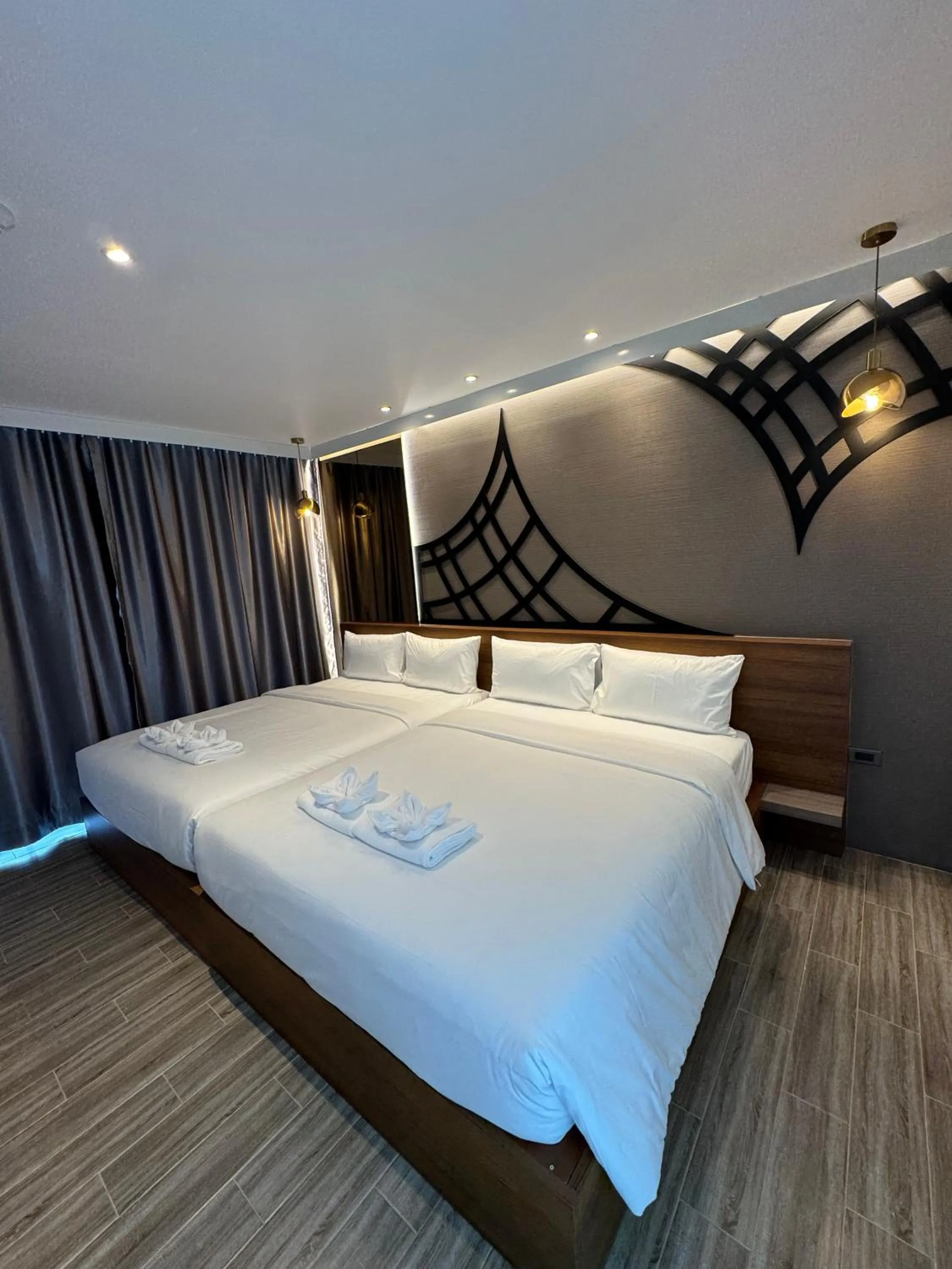 Bed in S3 Ayutthaya Hotel