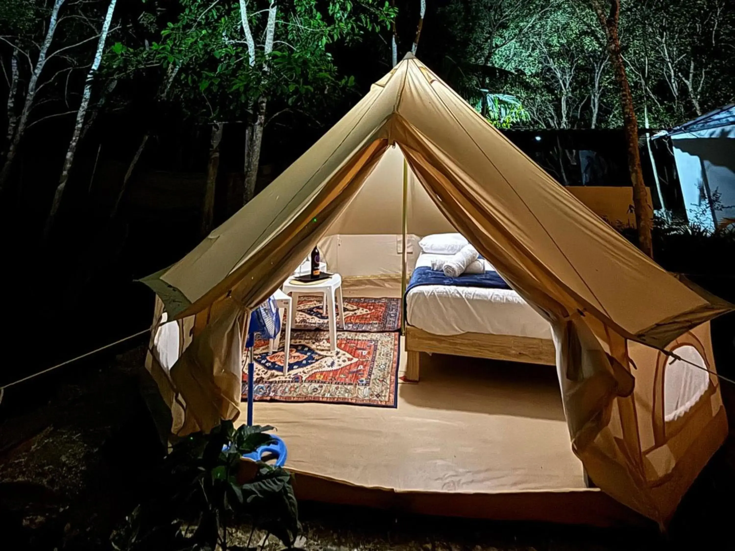 Bed in BACALAR INN Hotel Bed in BACALAR INN Hotel
