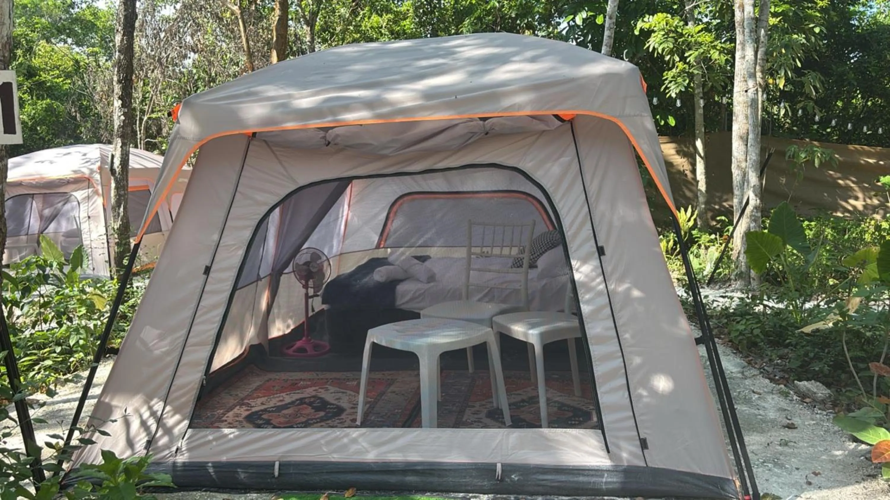Patio in BACALAR INN Hotel