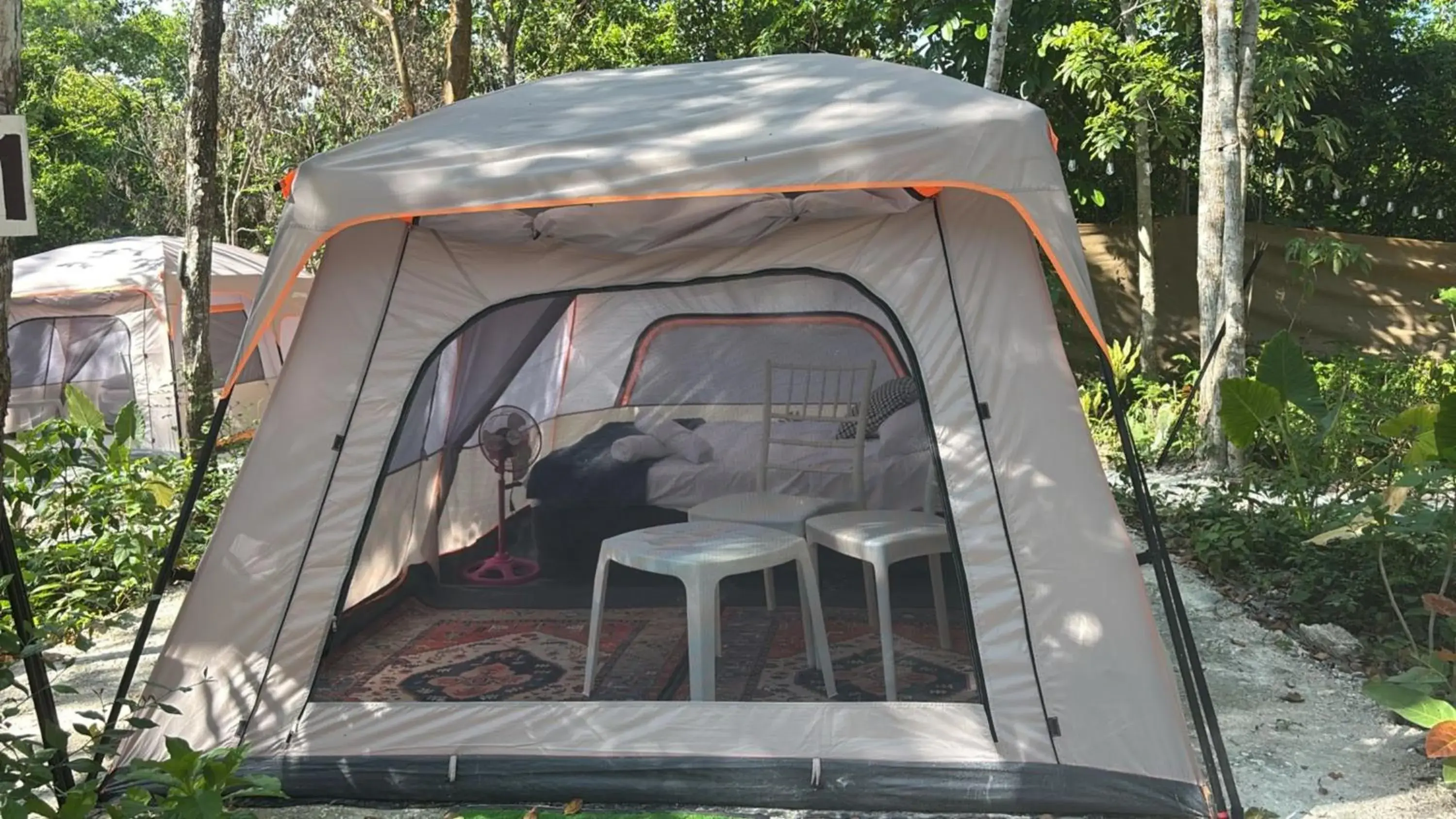 Patio in BACALAR INN Hotel Patio in BACALAR INN Hotel