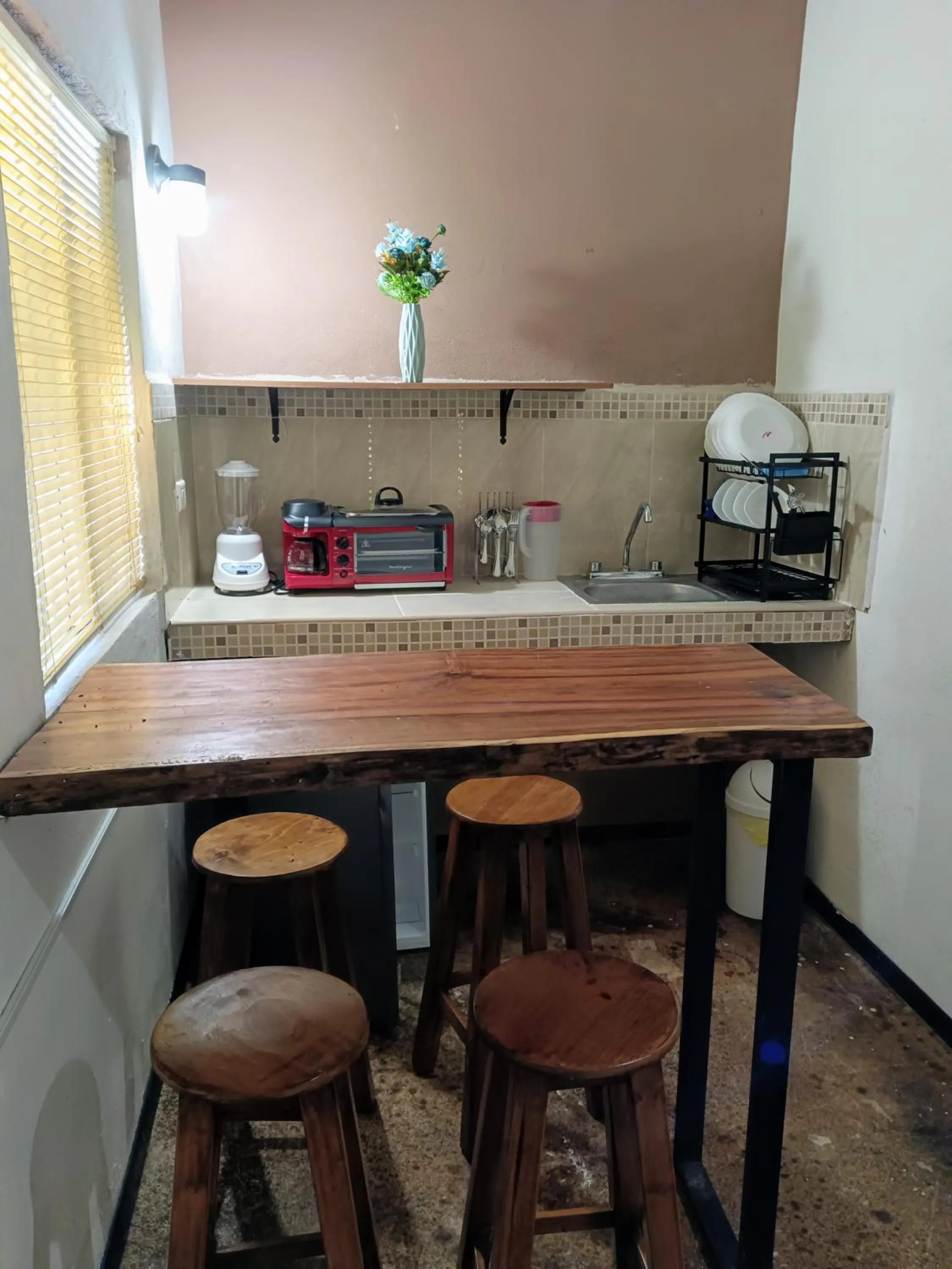 stove in BACALAR INN Hotel