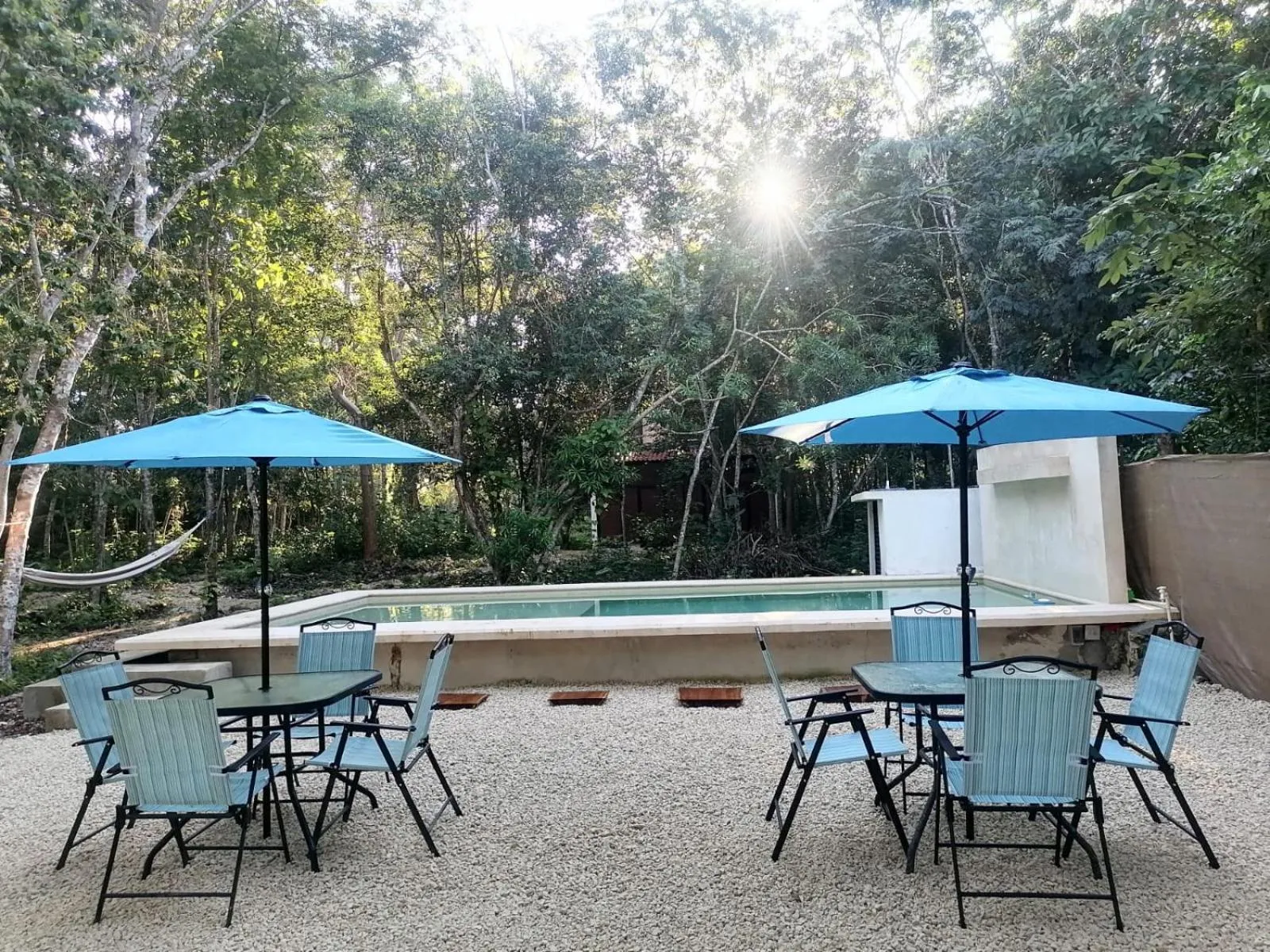 Patio in BACALAR INN Hotel