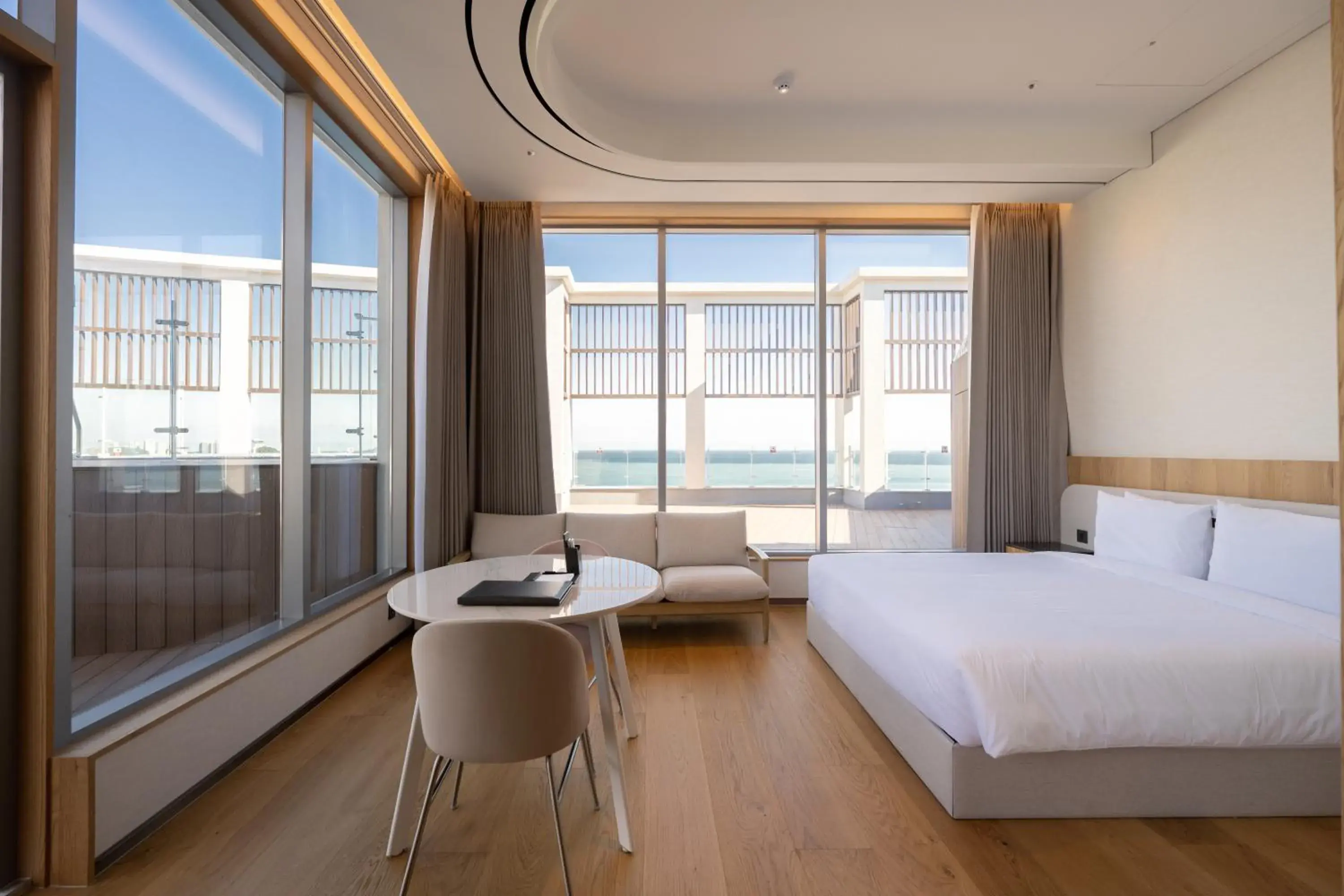 Bed in Mer de laube Hotel Bed in Mer de laube Hotel