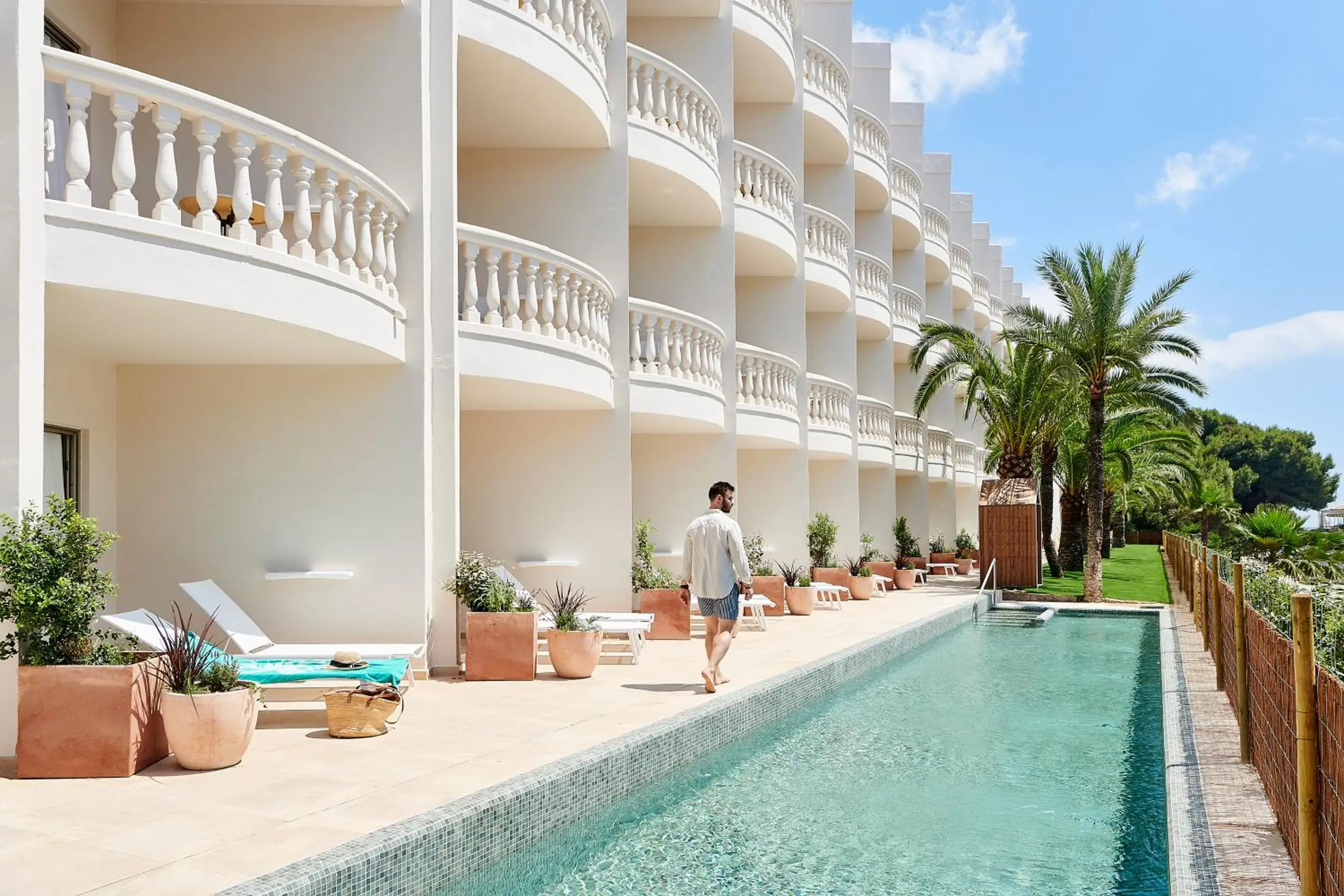 Swimming pool in Iberostar Selection Albufera Playa All Inclusive Swimming pool in Iberostar Selection Albufera Playa All Inclusive
