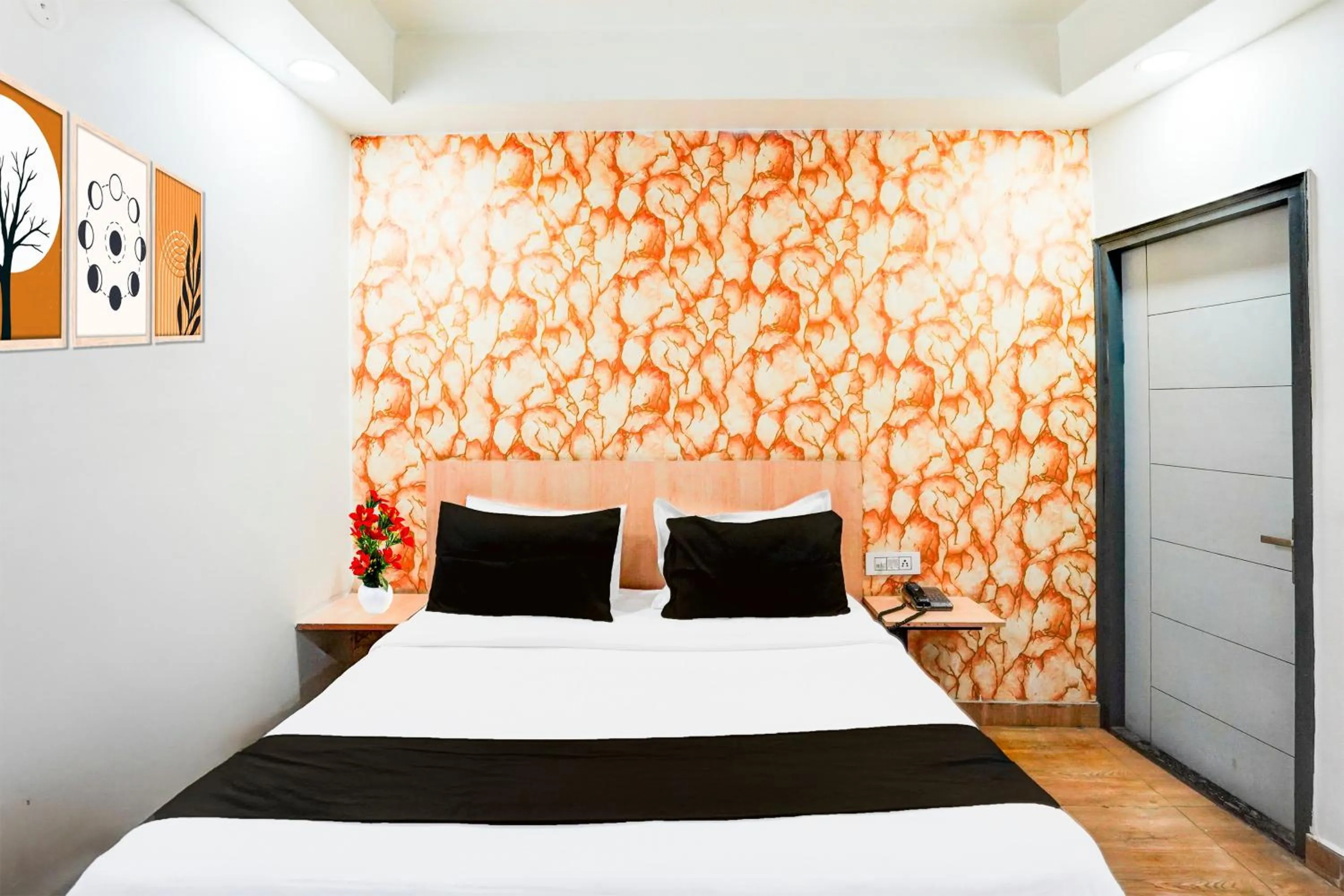 Bedroom, Bed in Collection O Vasundhara Enclave Delhi