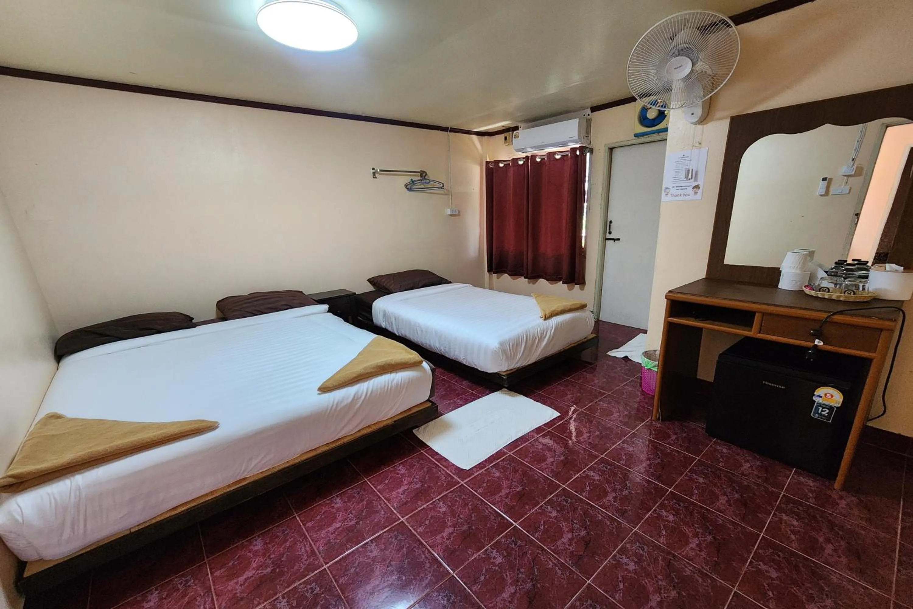 Bedroom, Bed in My Pumpkin Bungalow Krabi