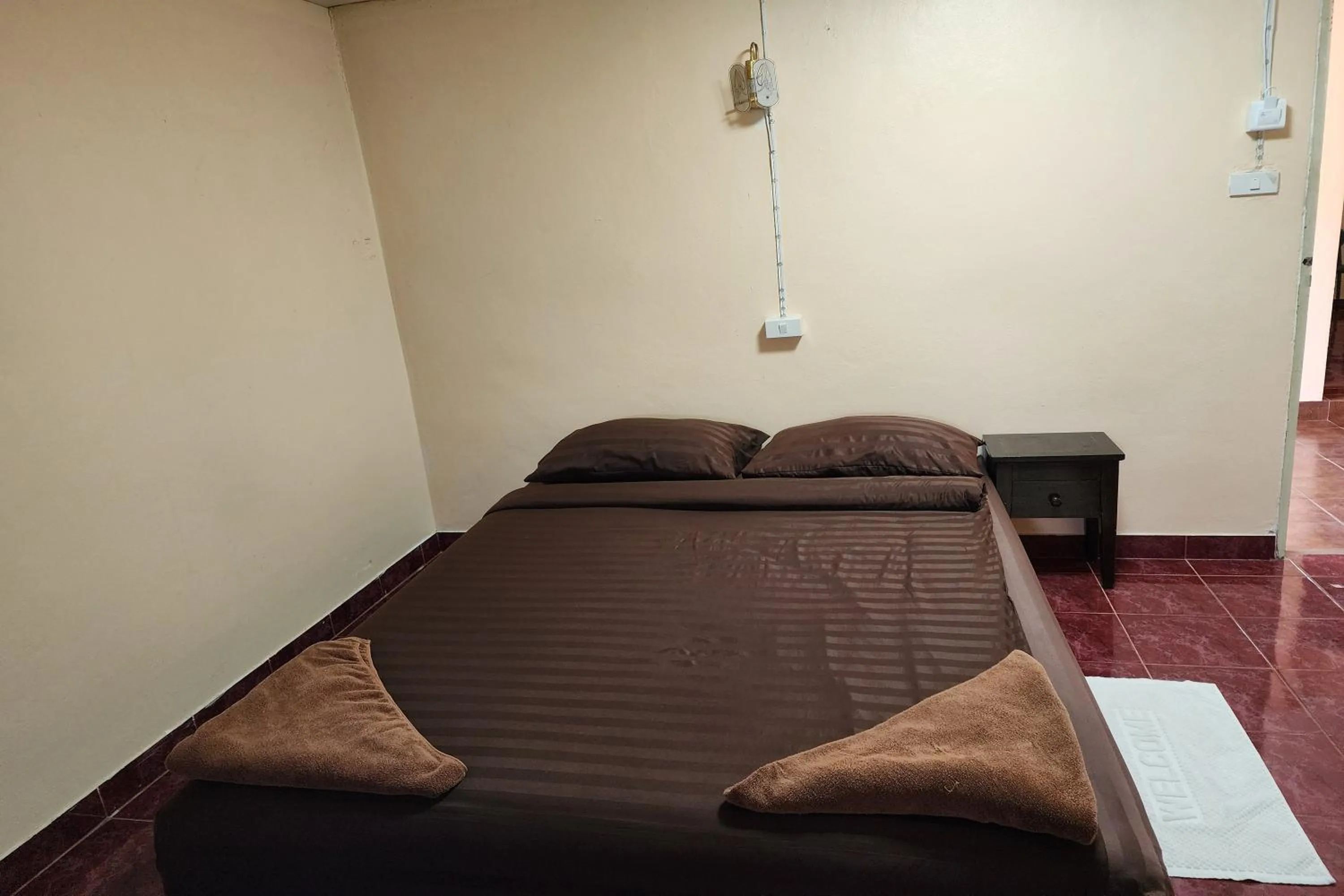 Bedroom, Bed in My Pumpkin Bungalow Krabi