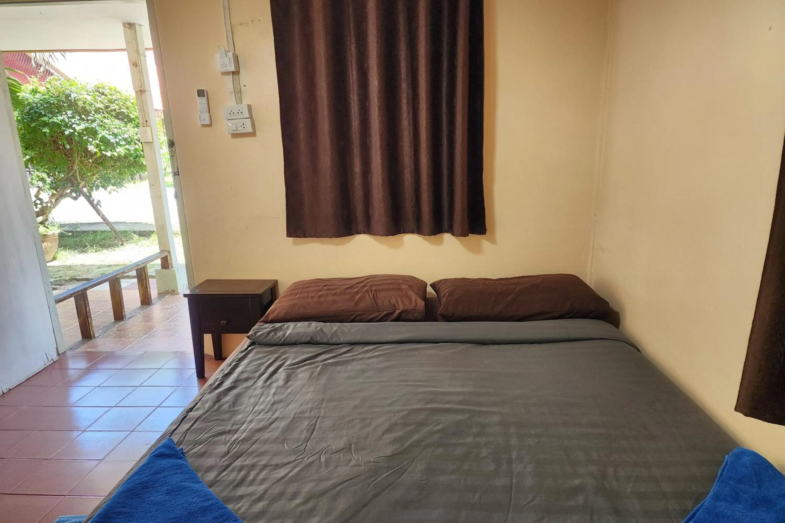 Bedroom, Bed in My Pumpkin Bungalow Krabi