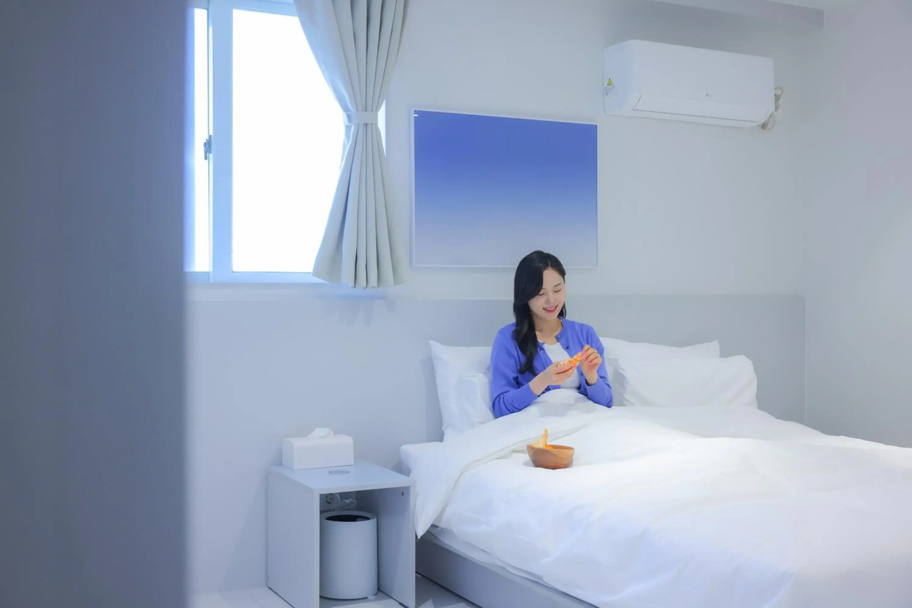 Bed in Anook Air Hotel Chuncheon Bed in Anook Air Hotel Chuncheon