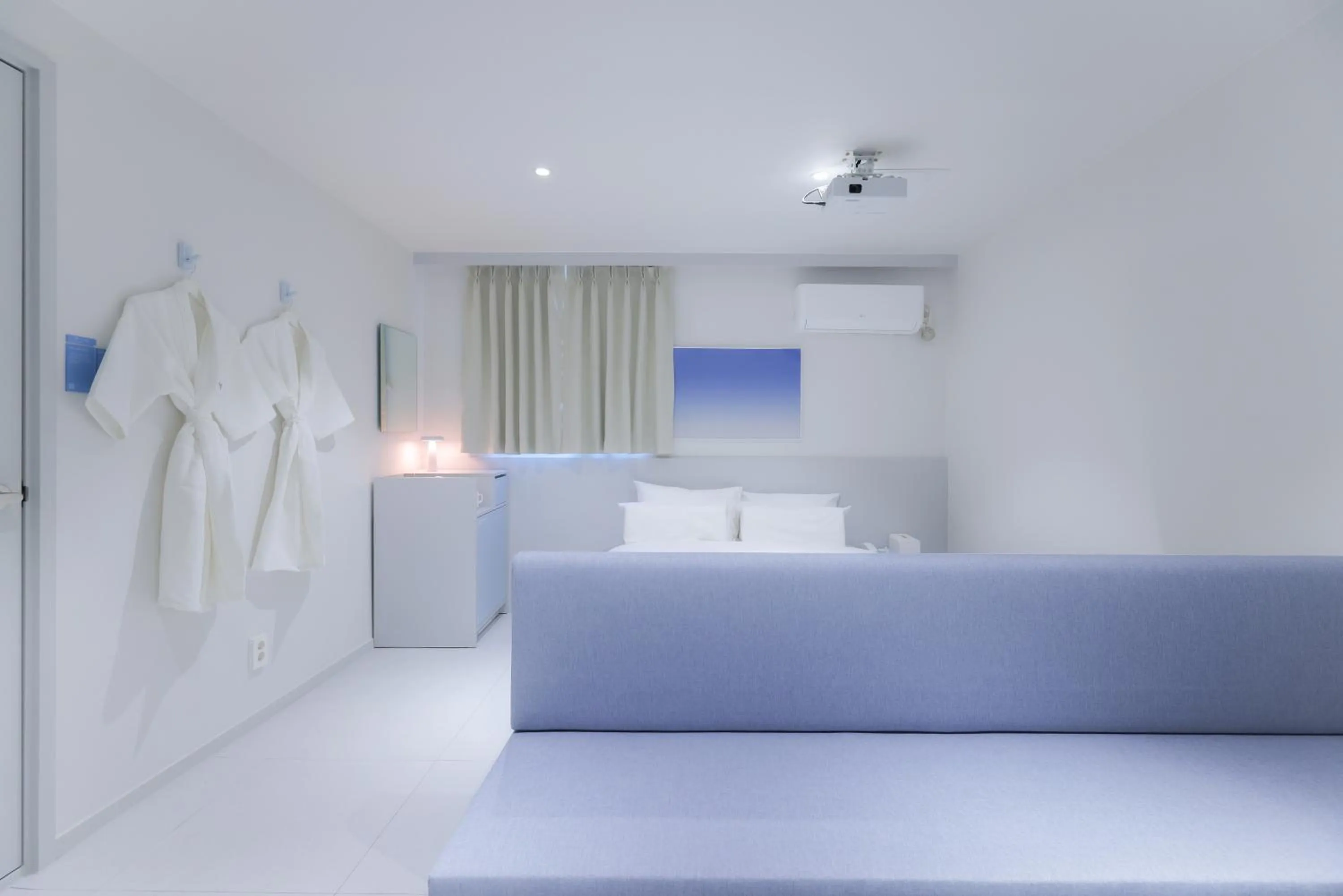 Bed in Anook Air Hotel Chuncheon