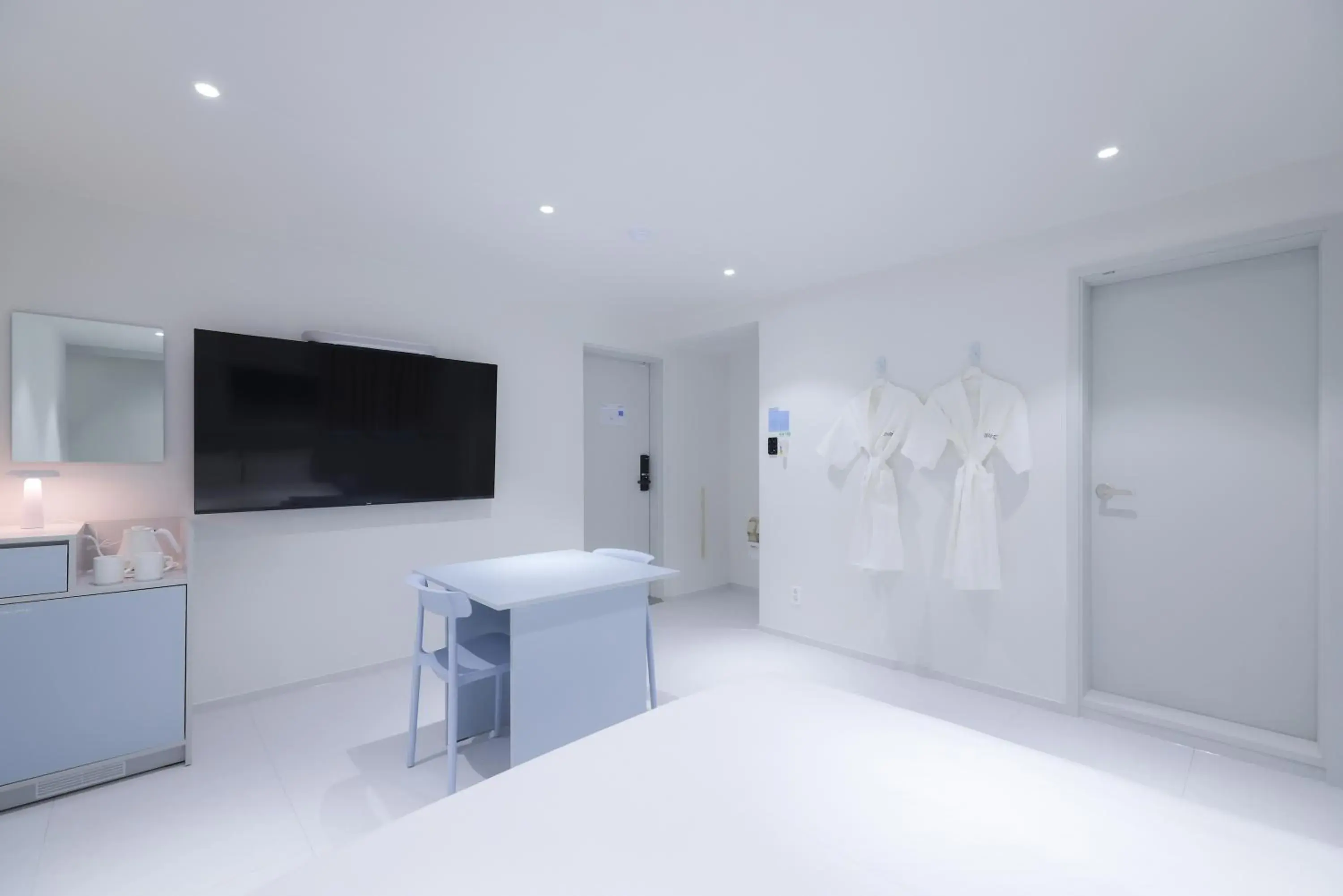 Bed in Anook Air Hotel Chuncheon Bed in Anook Air Hotel Chuncheon