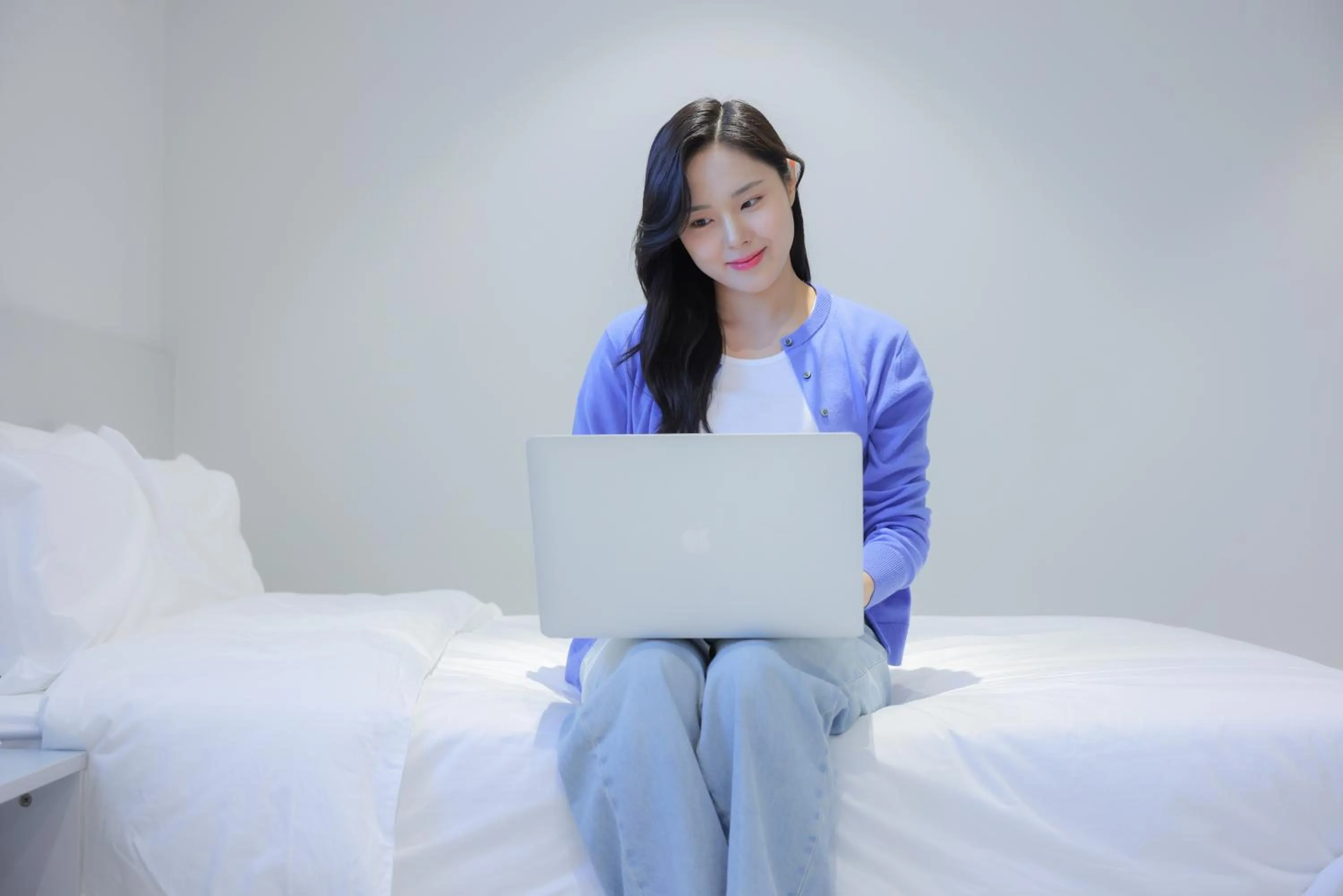 Bed in Anook Air Hotel Chuncheon