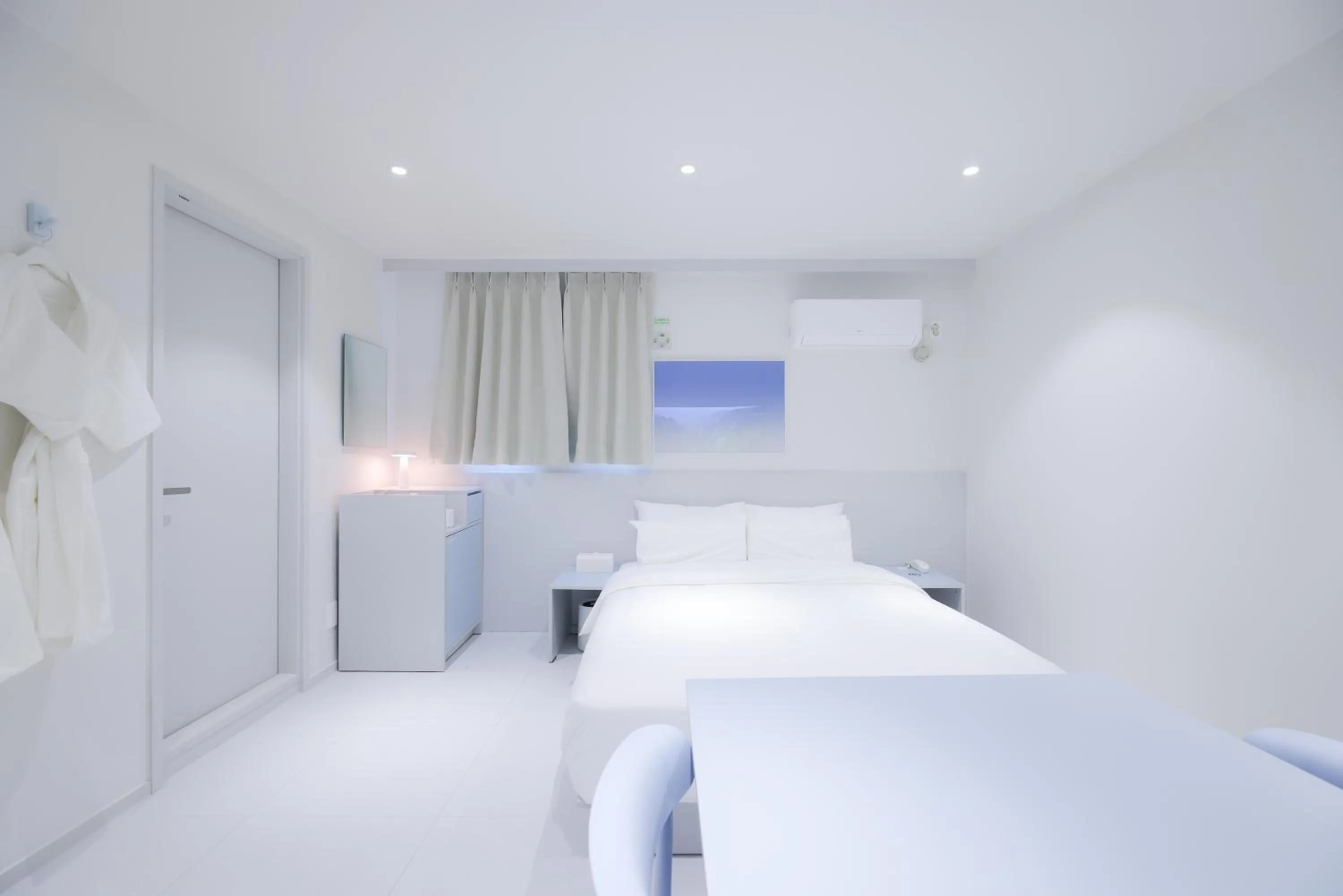 Bed in Anook Air Hotel Chuncheon