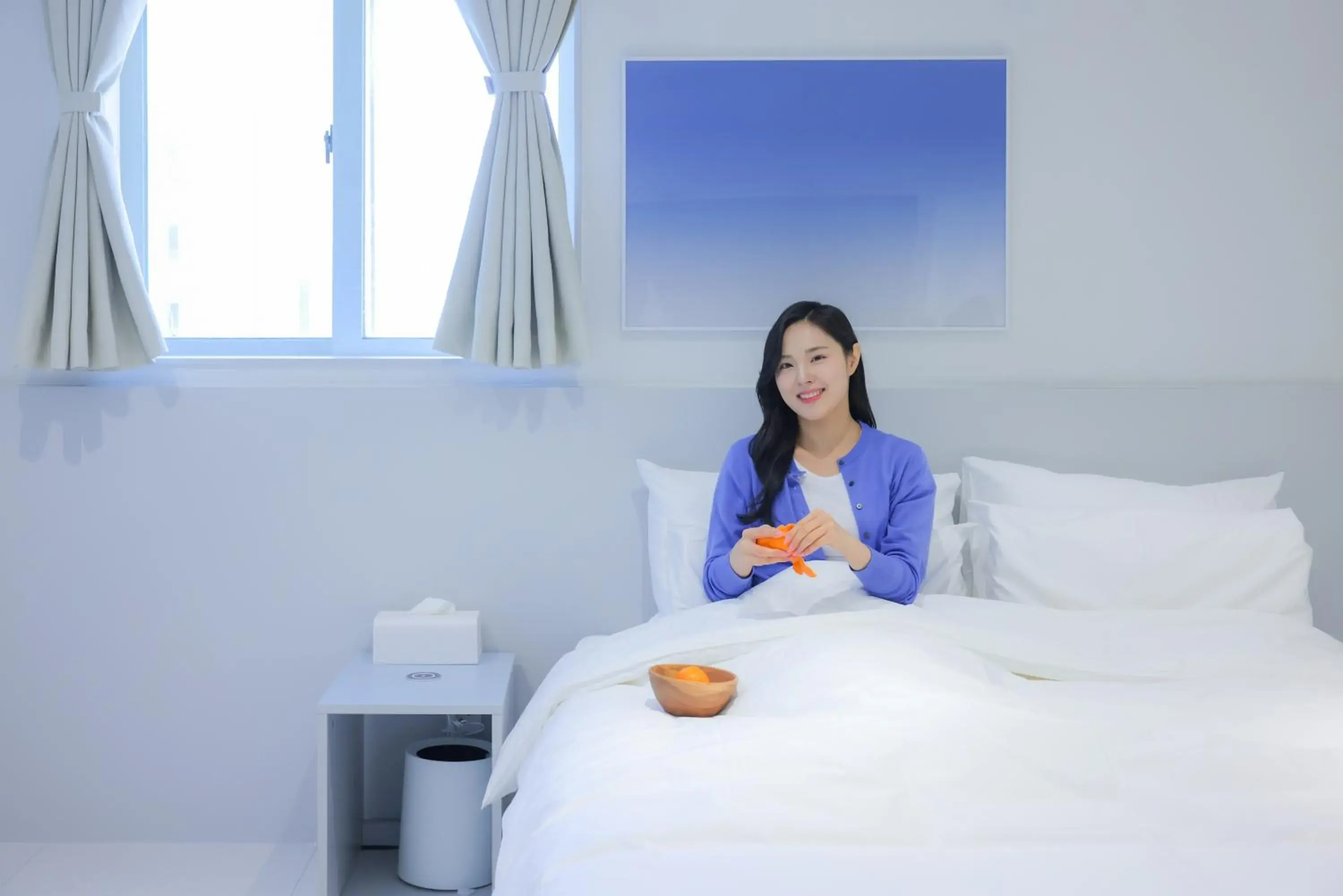 Bed in Anook Air Hotel Chuncheon Bed in Anook Air Hotel Chuncheon