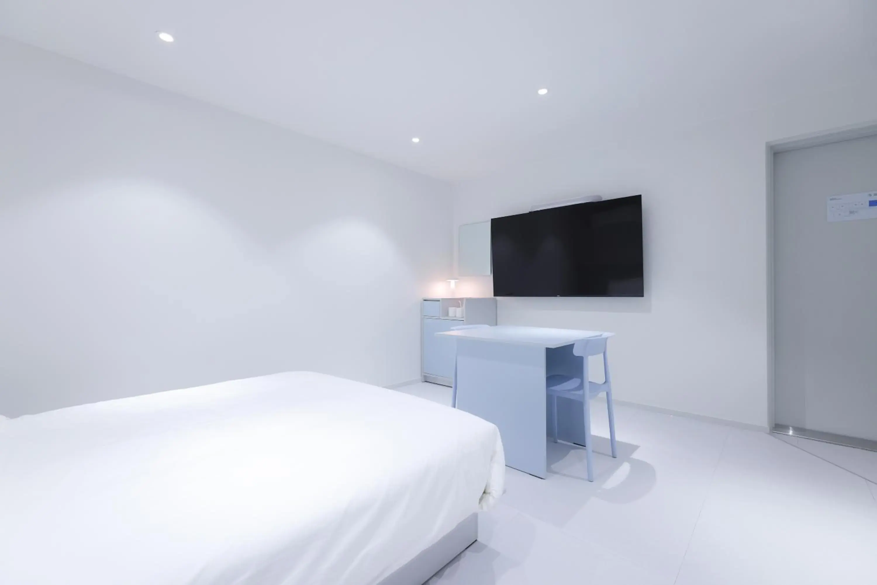 Communal lounge/ TV room, Bed in Anook Air Hotel Chuncheon Communal lounge/ TV room, Bed in Anook Air Hotel Chuncheon