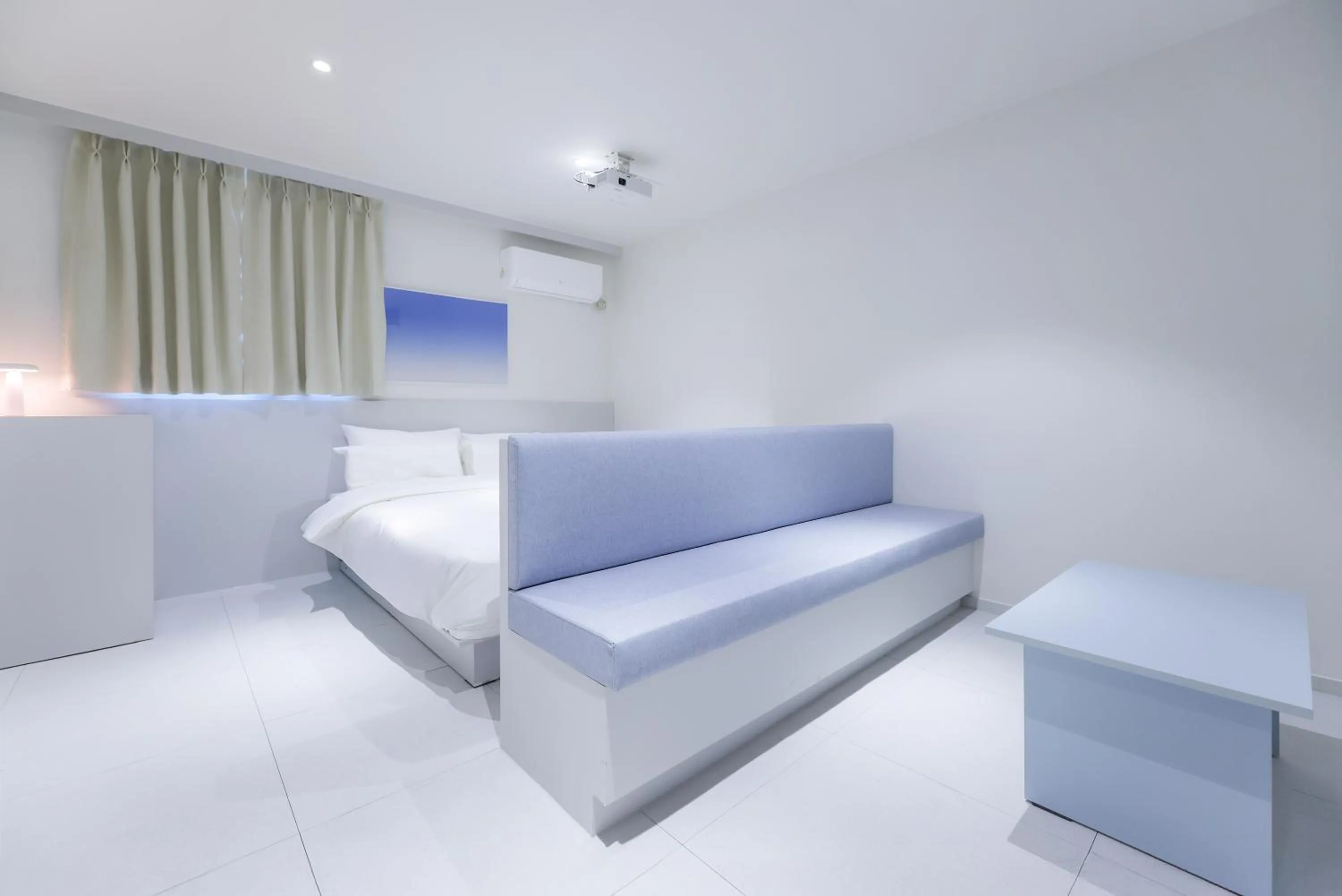 Bed in Anook Air Hotel Chuncheon