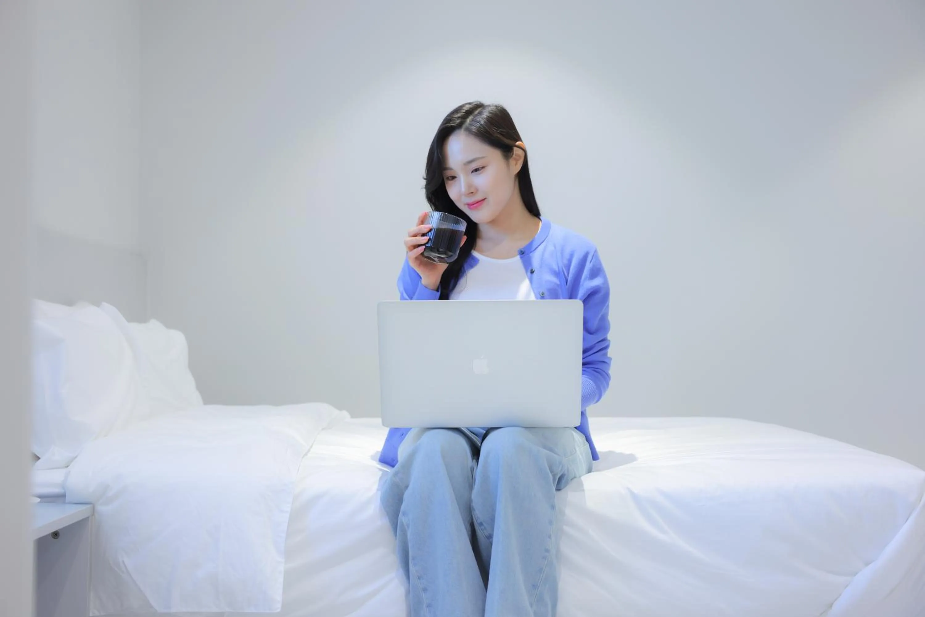 Bed in Anook Air Hotel Chuncheon