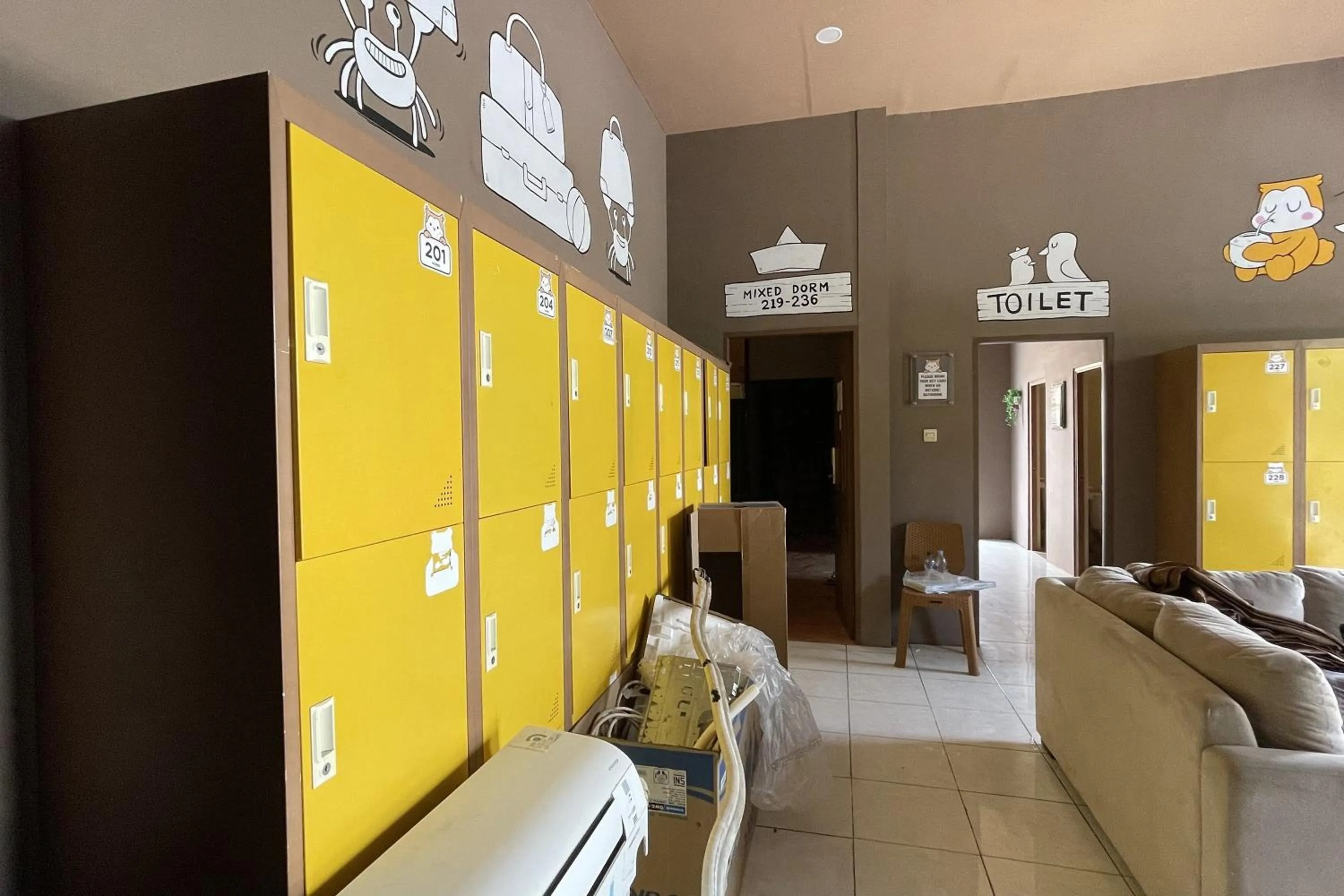 Lobby or reception in VK Pods Pangandaran