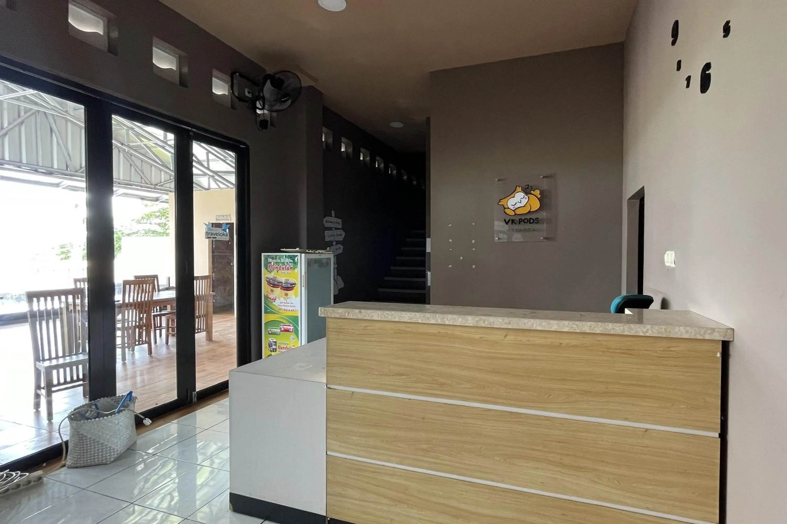 Lobby or reception in VK Pods Pangandaran