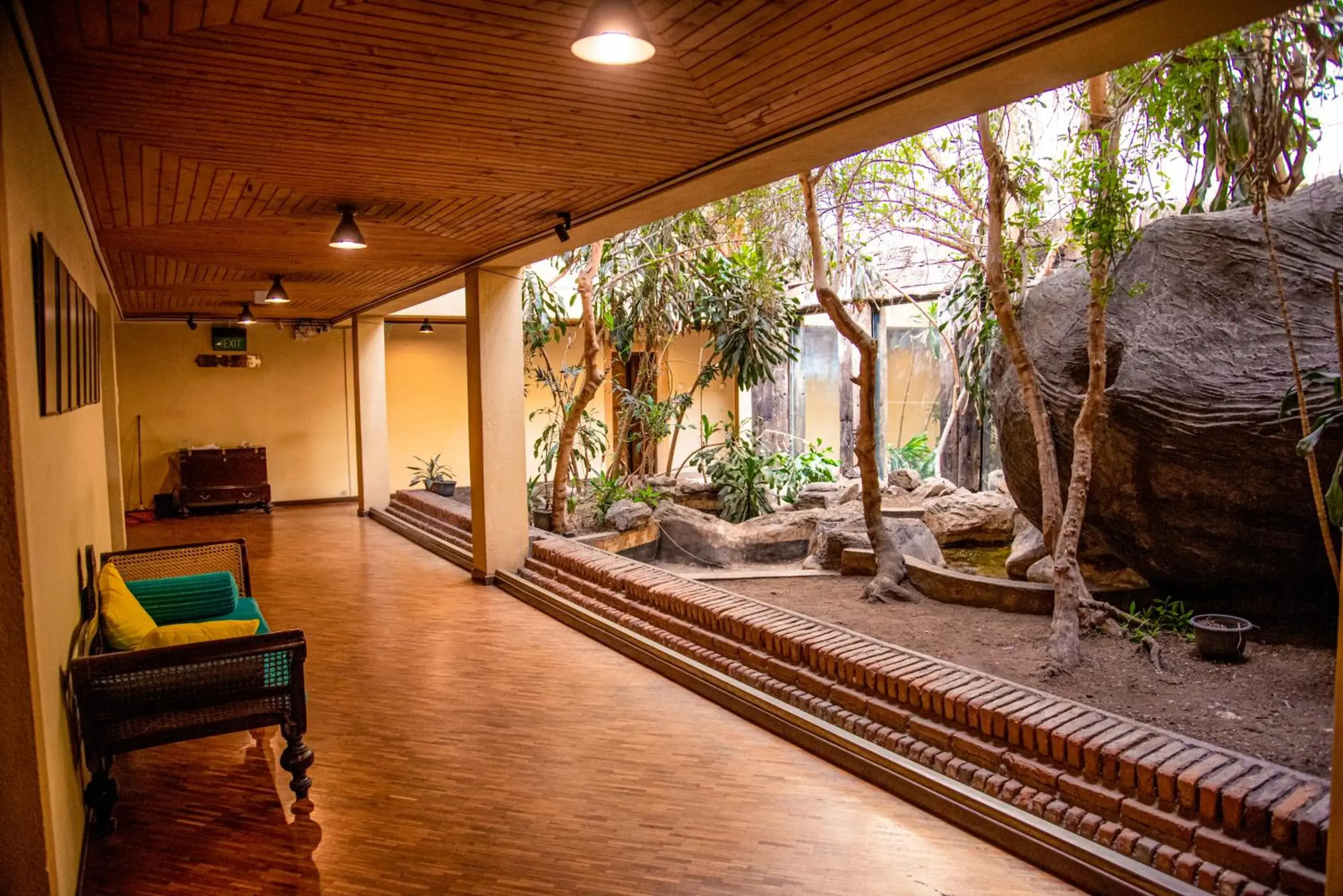 Garden view in Windsor Hotel Garden view in Windsor Hotel