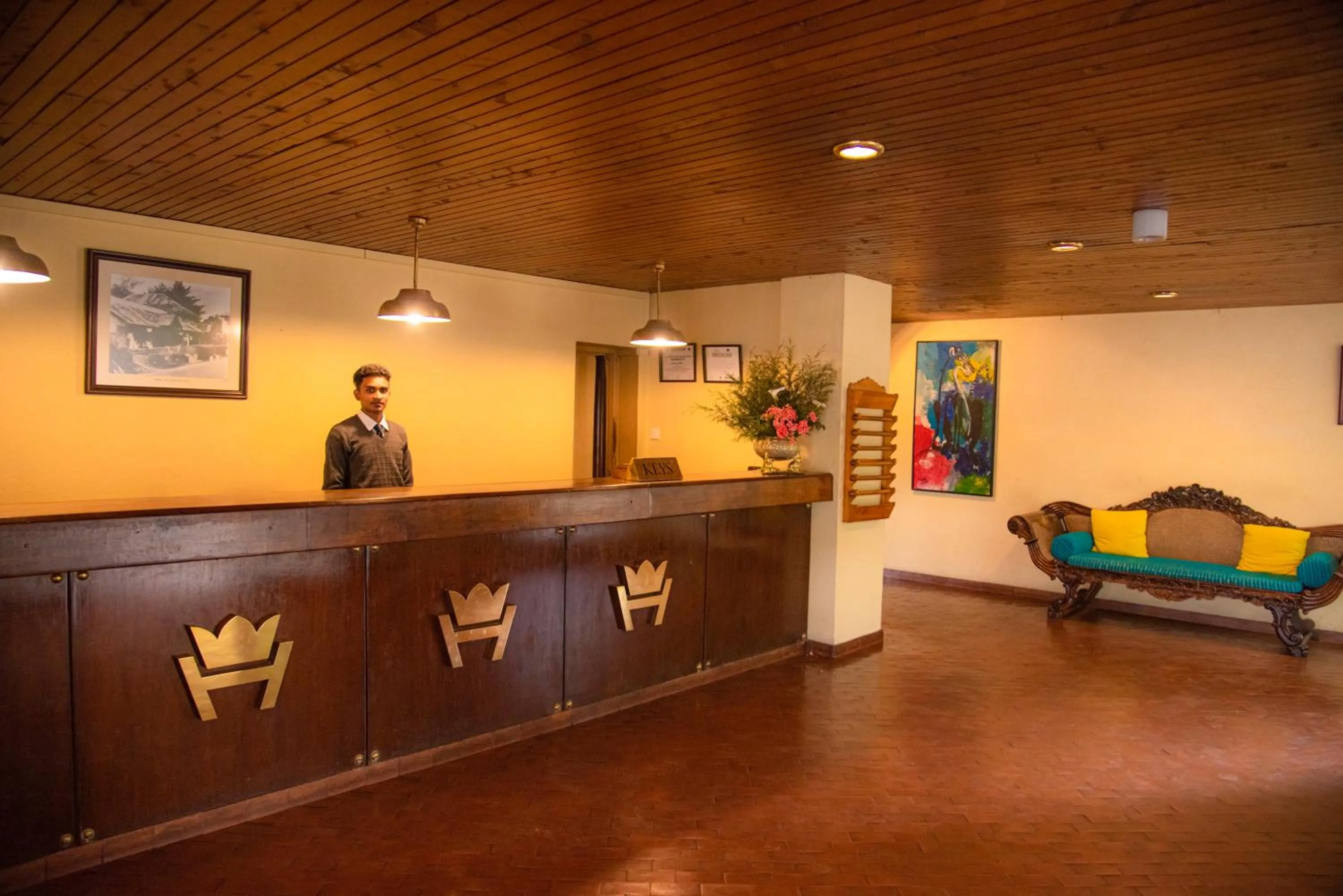 Lobby or reception in Windsor Hotel