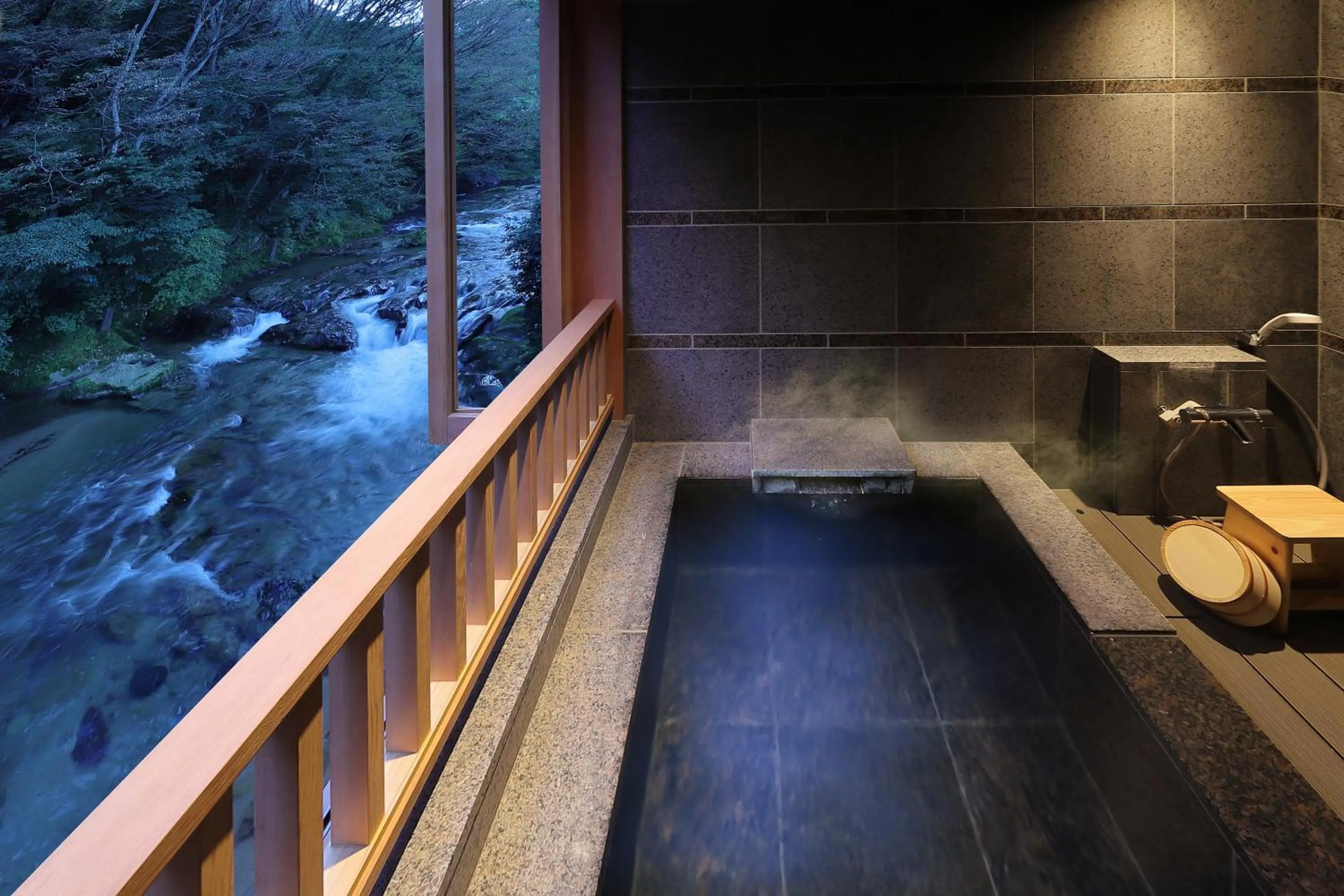 Hot Spring Bath in Moritaya
