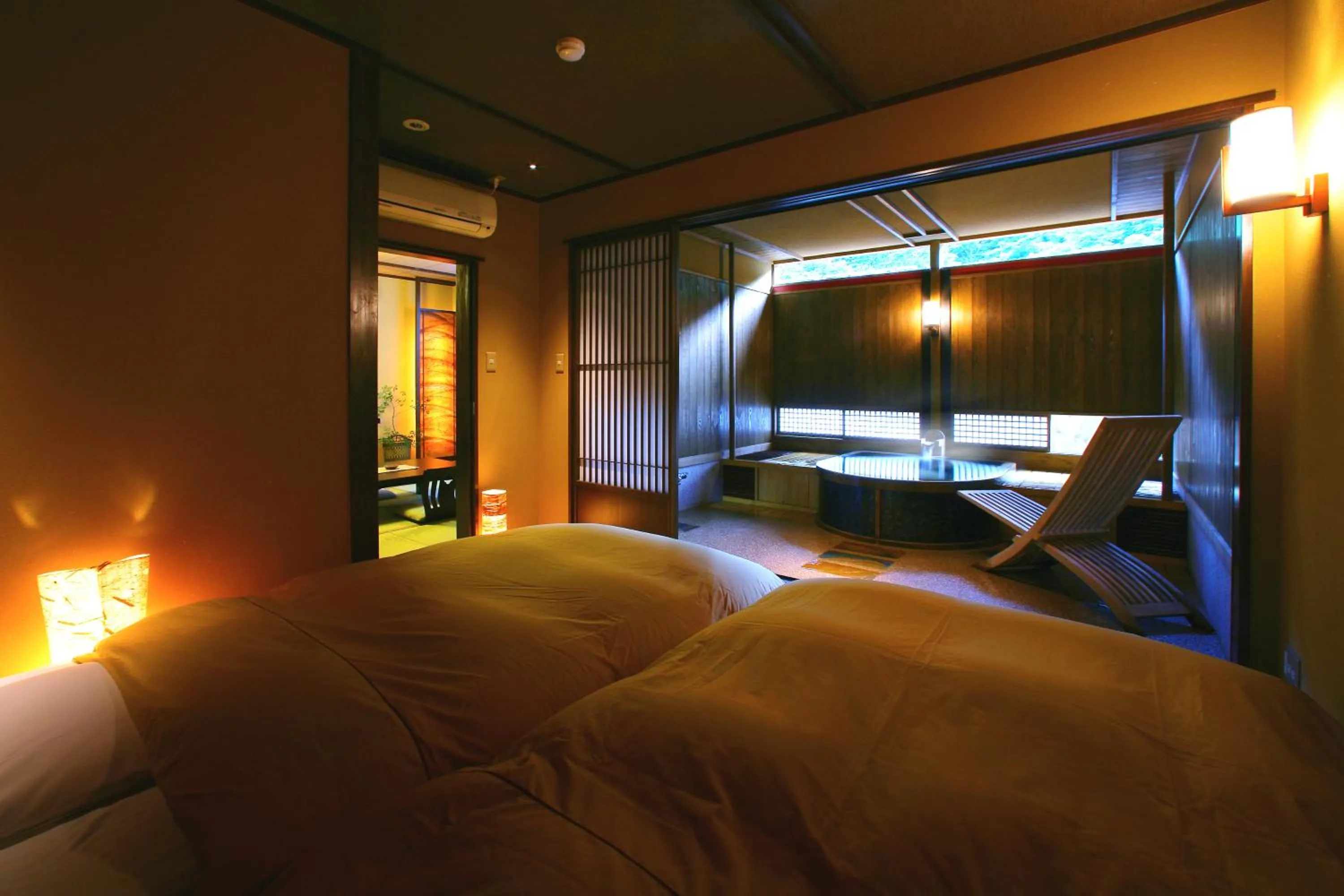 Photo of the whole room, Bed in Moritaya